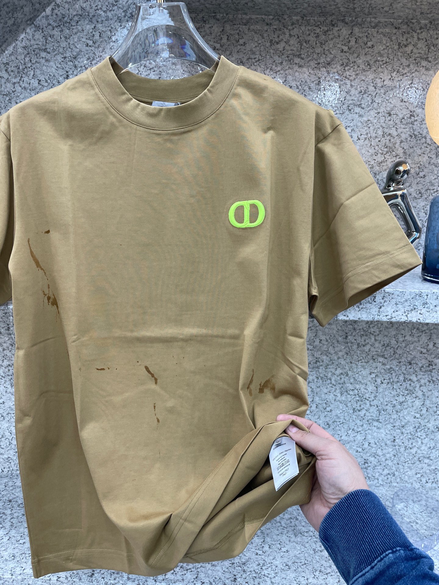   CD迪澳🆕25//ss新品春夏首发专柜 最新款短袖圆领T恤❗️高端订制 设计前卫时尚！品牌logo重