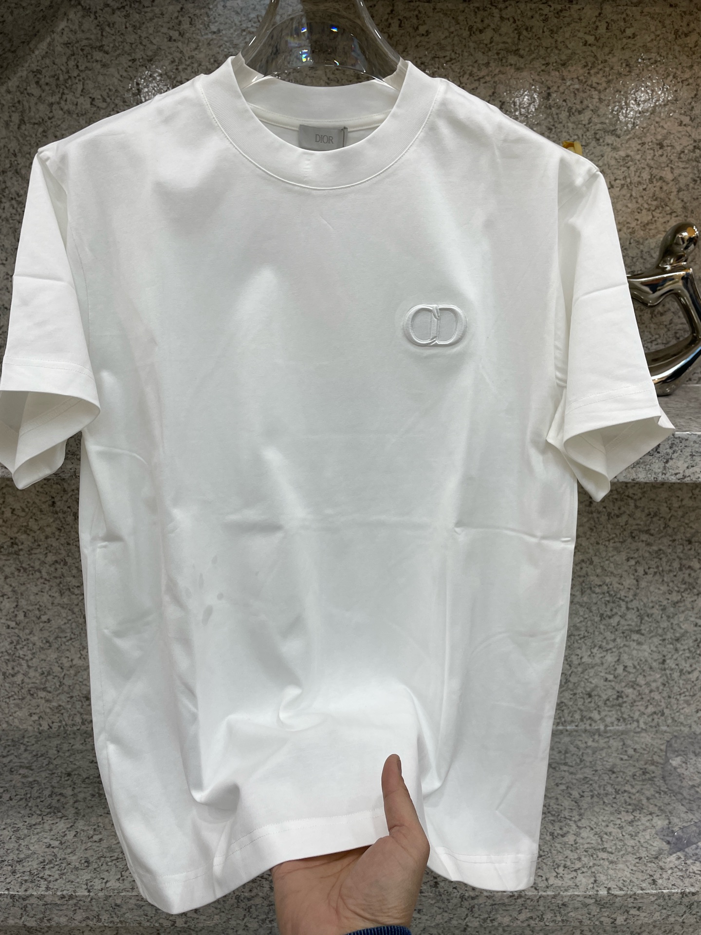   CD迪澳🆕25//ss新品春夏首发专柜 最新款短袖圆领T恤❗️高端订制 设计前卫时尚！品牌logo重