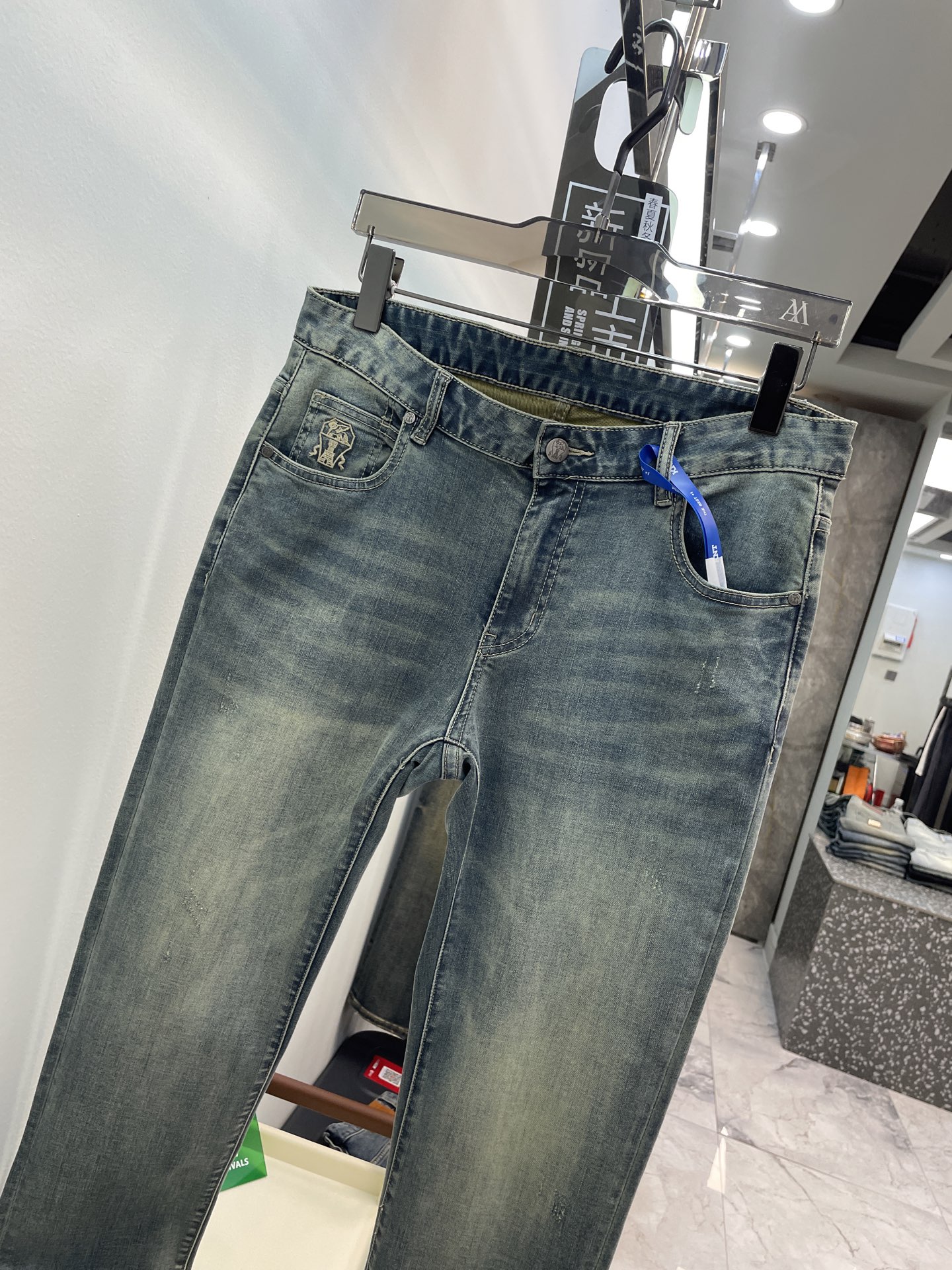 BC贝鲁内里25…爆款登陆👖男士时髦蓝系潮流不俗经典百搭色 弹力sime版型 丹宁牛仔裤🔈专柜代购品质