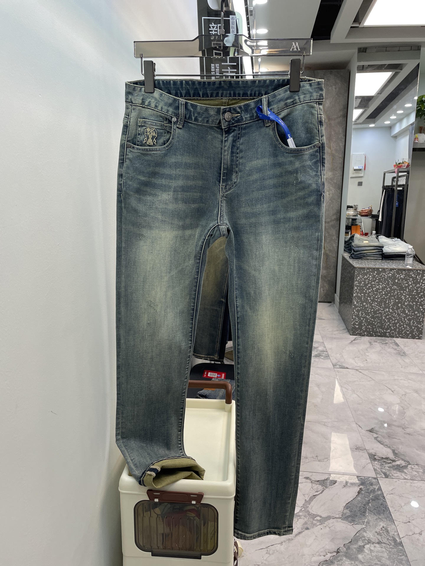  BC贝鲁内里25…爆款登陆👖男士时髦蓝系潮流不俗经典百搭色 弹力sime版型 丹宁牛仔裤🔈专柜代购品质