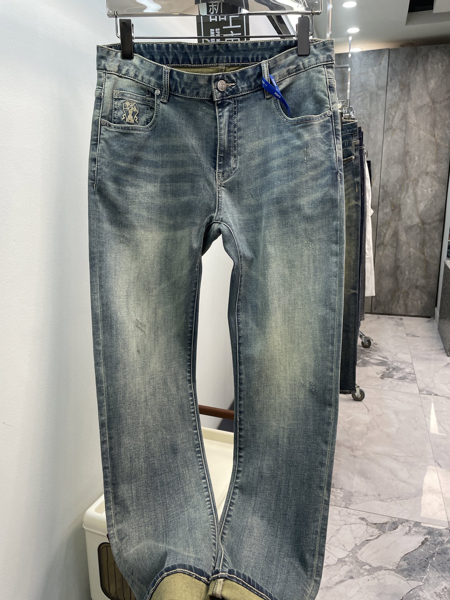  BC贝鲁内里25…爆款登陆👖男士时髦蓝系潮流不俗经典百搭色 弹力sime版型 丹宁牛仔裤🔈专柜代购品质