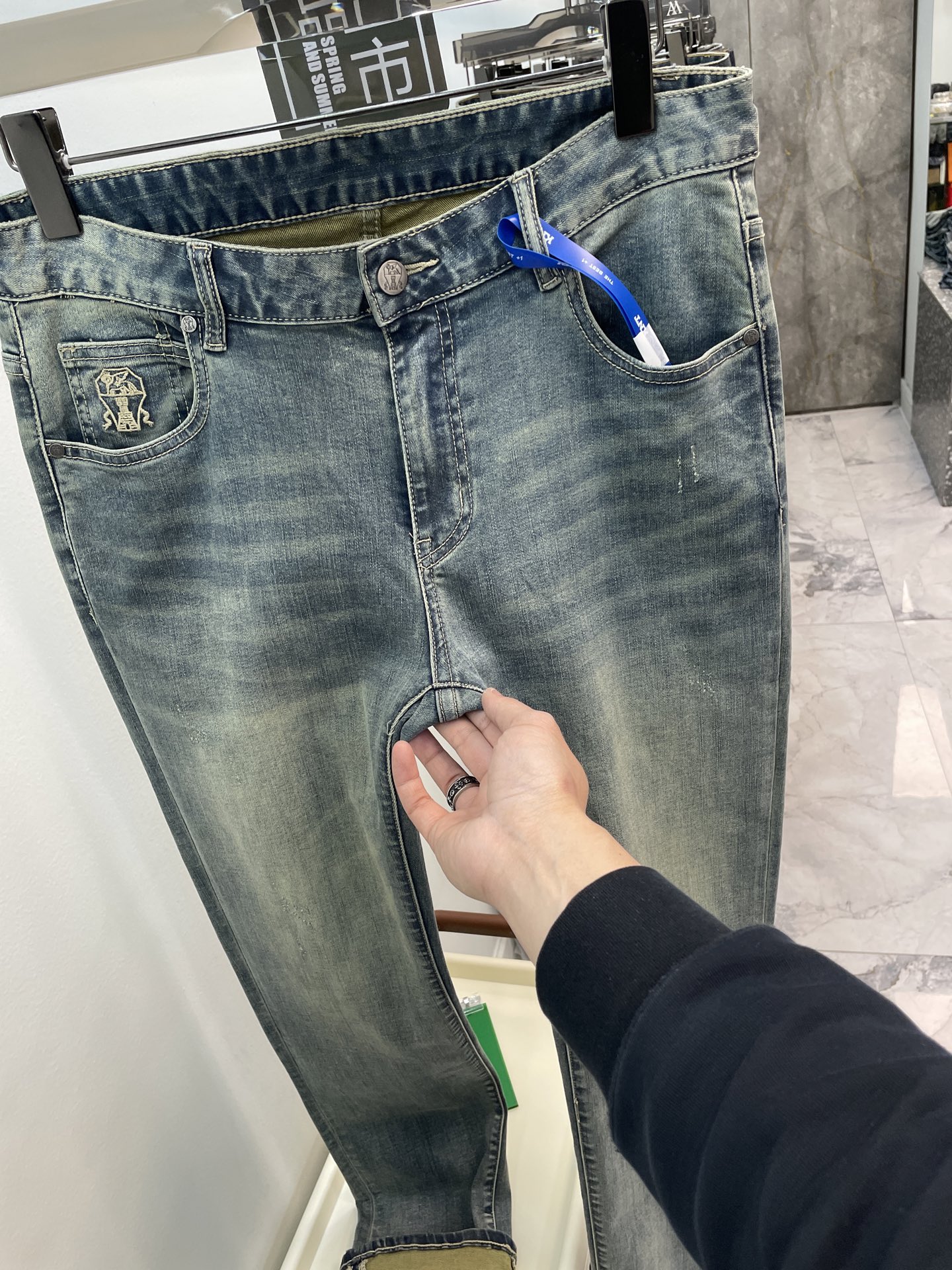  BC贝鲁内里25…爆款登陆👖男士时髦蓝系潮流不俗经典百搭色 弹力sime版型 