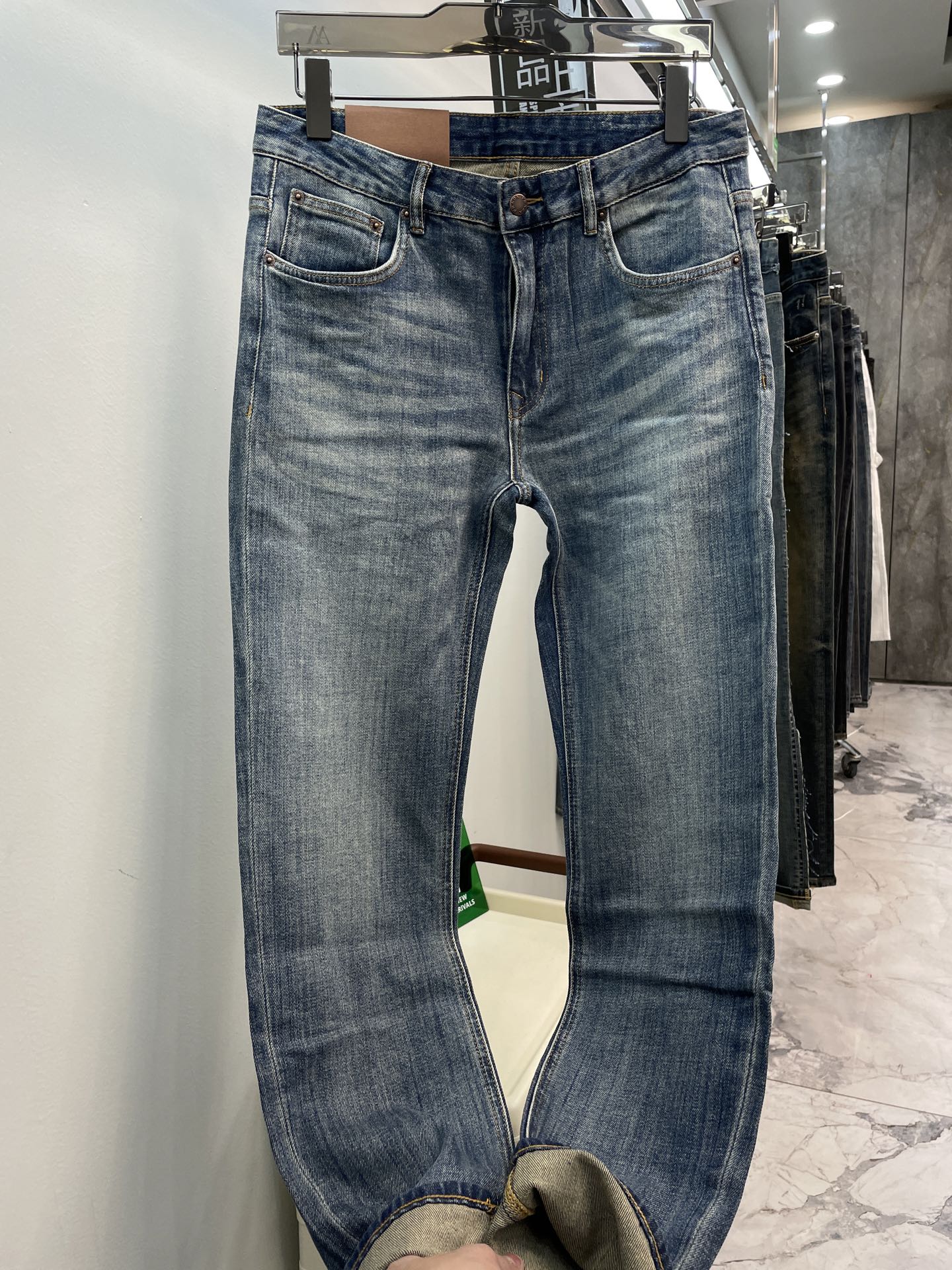 PRAD普拉哒 25ss😘爆款蓝标三角 春夏😍牛仔裤🆕经典潮流蓝色系 柔软亲肤面料 专柜限量款 奢华感