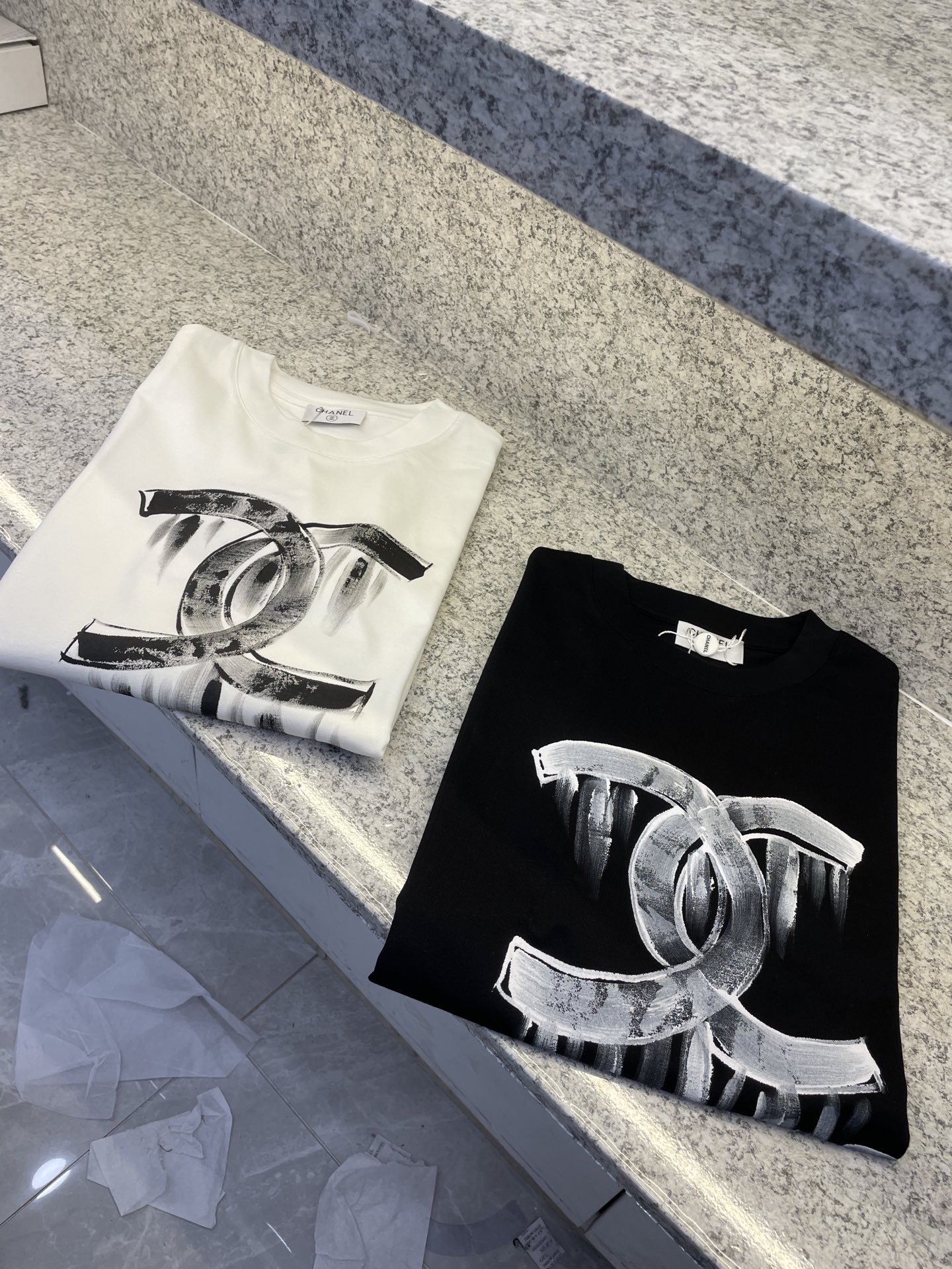 CHAN香奈尔🆕25//ss新品春夏首发专柜 最新款短袖圆领T恤❗...