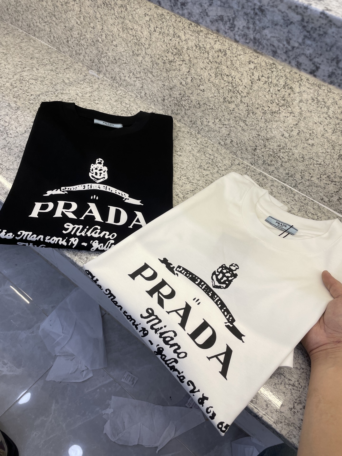 PRAD  短袖T恤服装,男 1