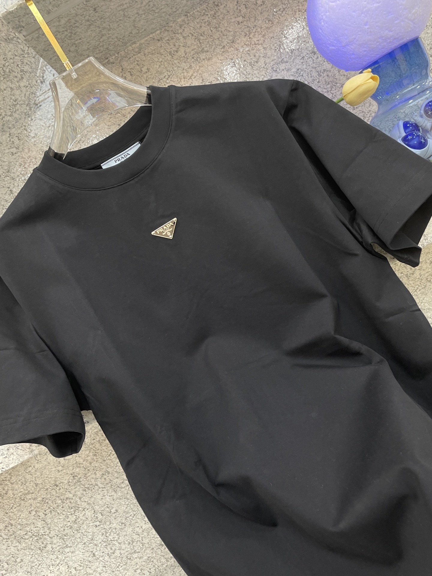 PRAD  短袖圆领T恤服装,男 7