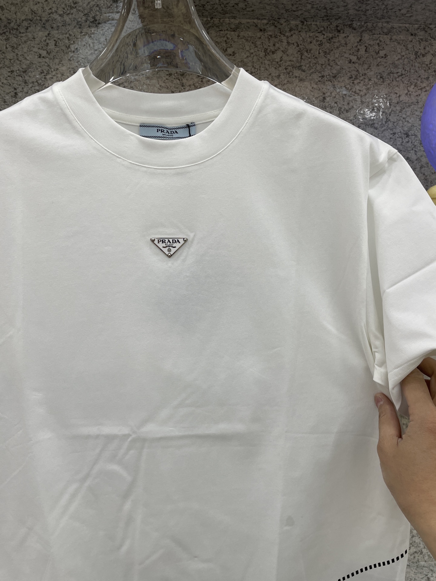 PRAD  短袖圆领T恤服装,男 8