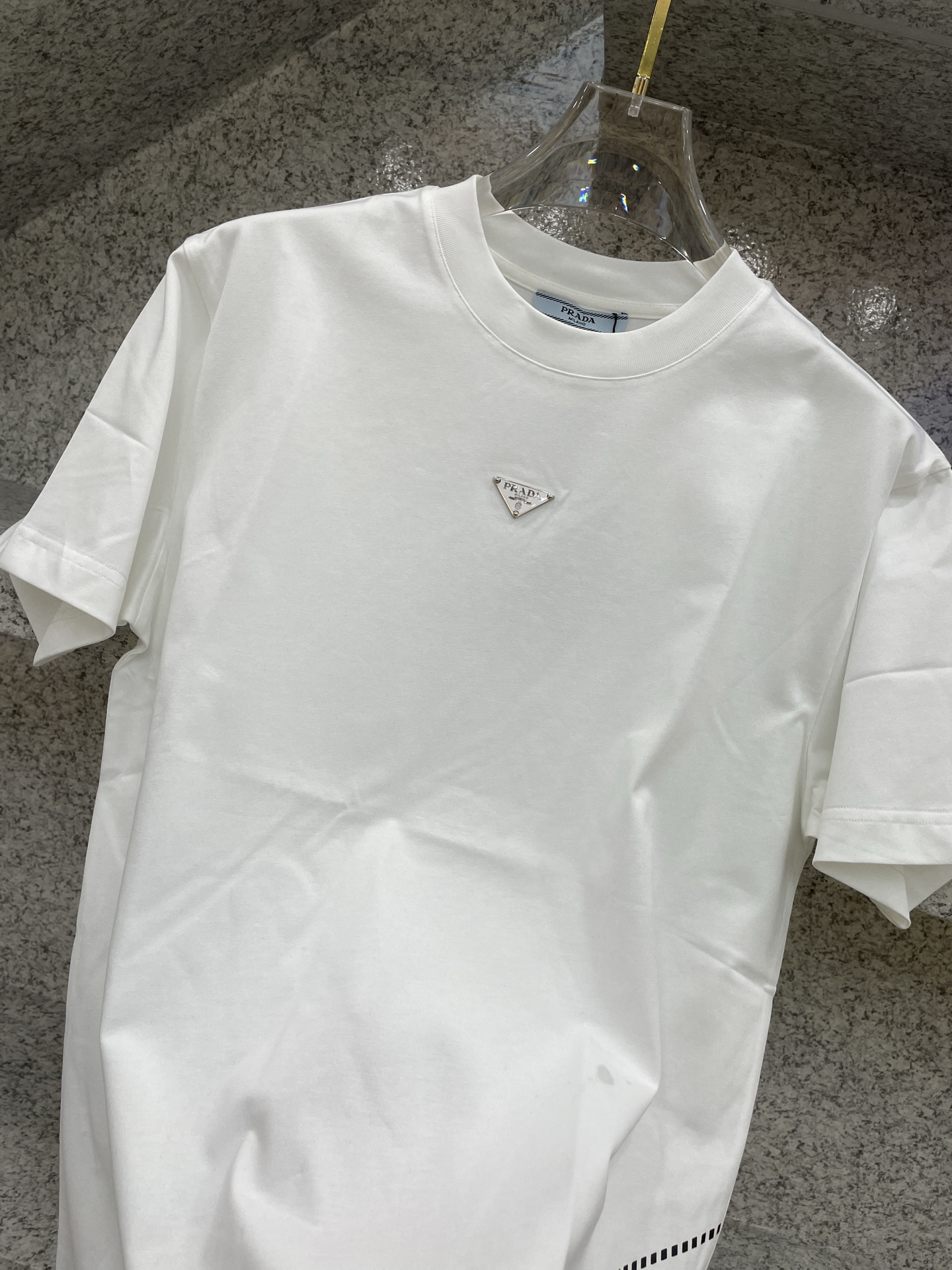 PRAD  短袖圆领T恤服装,男 6