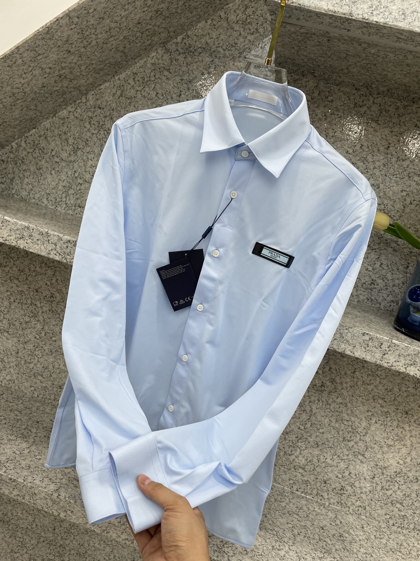   【PRAD】普拉哒🦉25//ss 全年常穿衬衣🆕高货🅰️精致官网细节专柜热卖款衬衫 立挺亲肤有光泽 