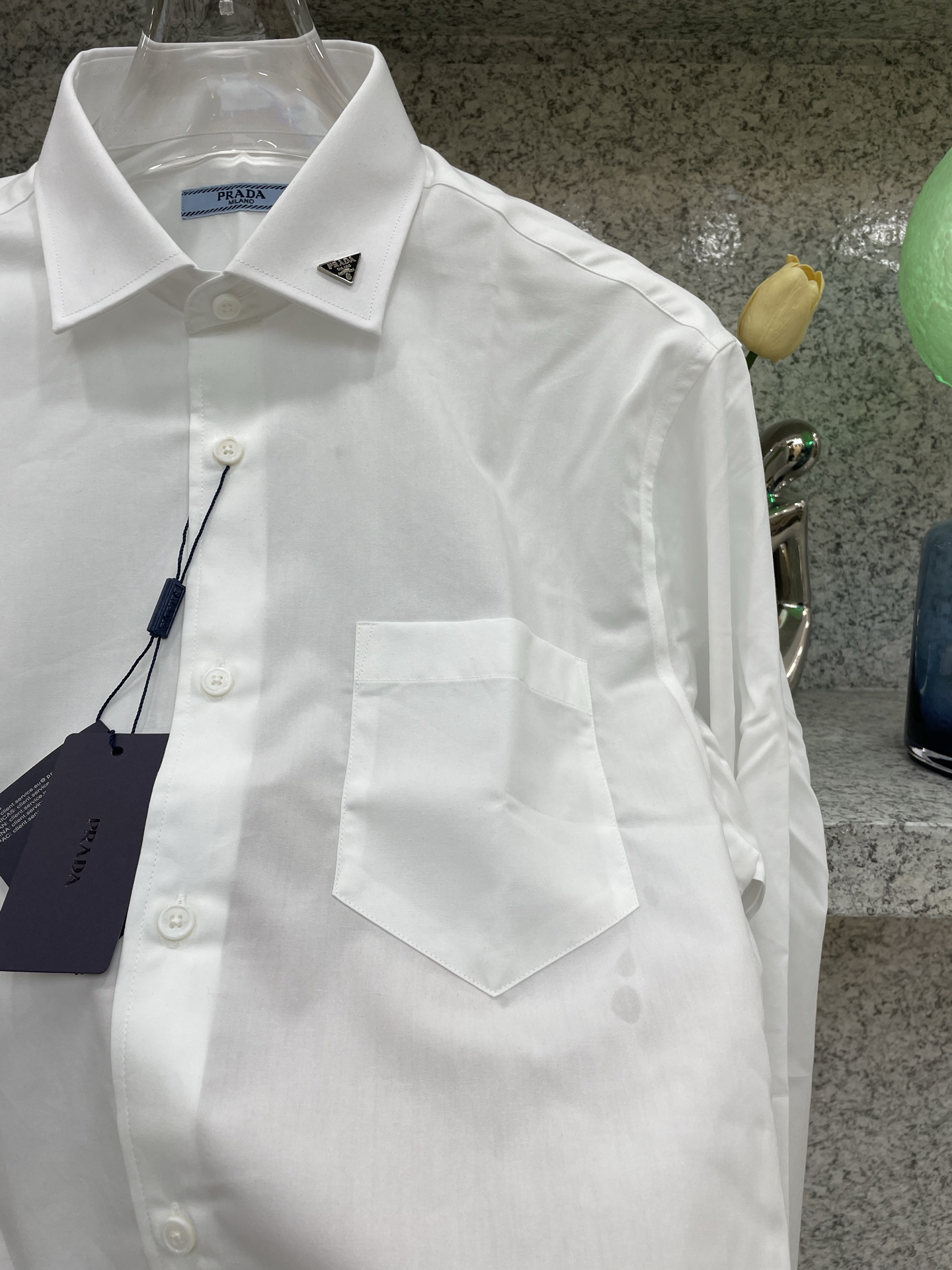   【PRAD】普拉哒🦉25//ss 全年常穿衬衣🆕高货🅰️精致官网细节专柜热卖款衬衫 立挺亲肤有光泽 