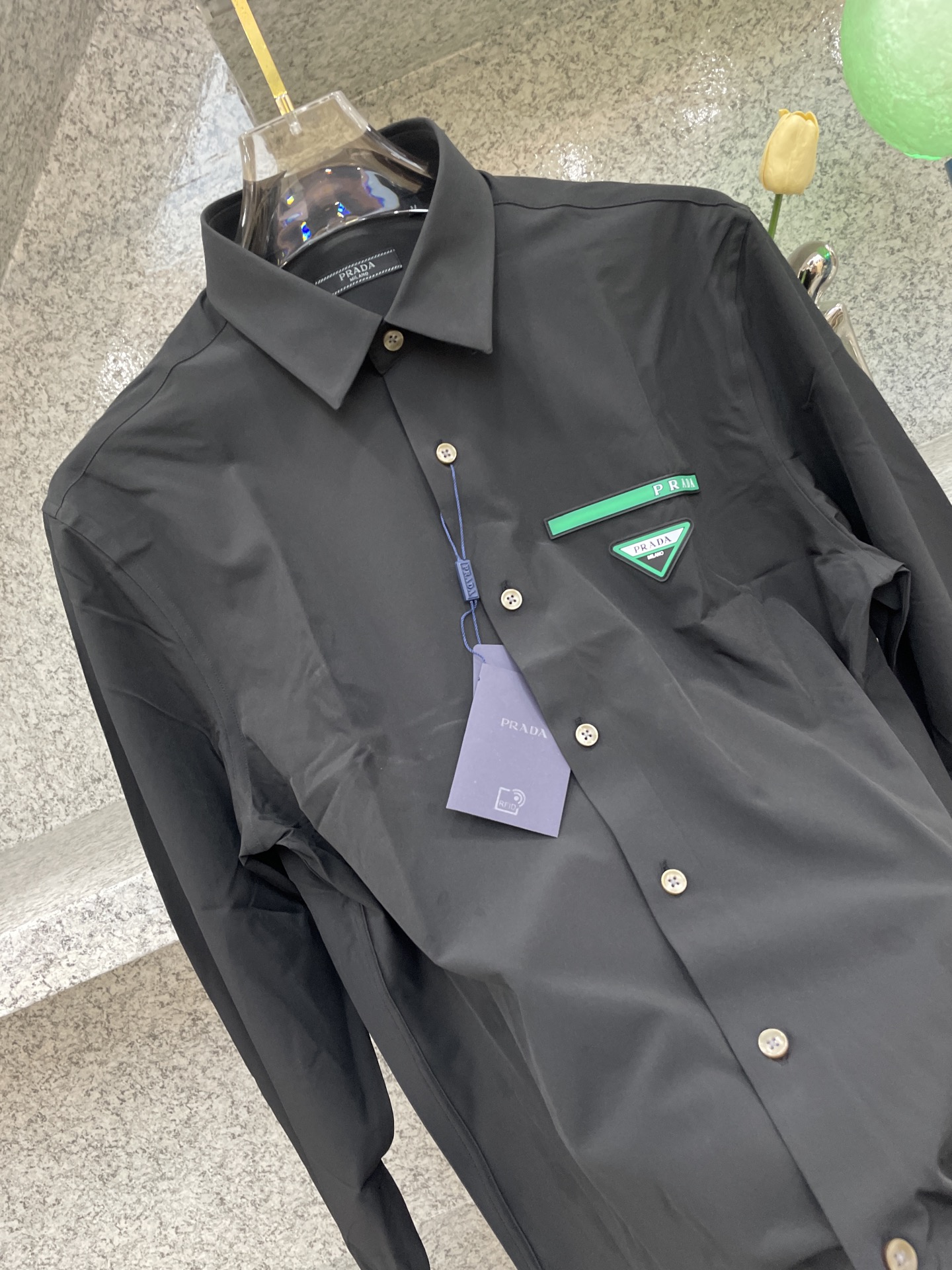   【PRAD】普拉哒🦉25//ss 全年常穿衬衣🆕高货🅰️精致官网细节专柜热卖款衬衫 立挺亲肤有光泽 