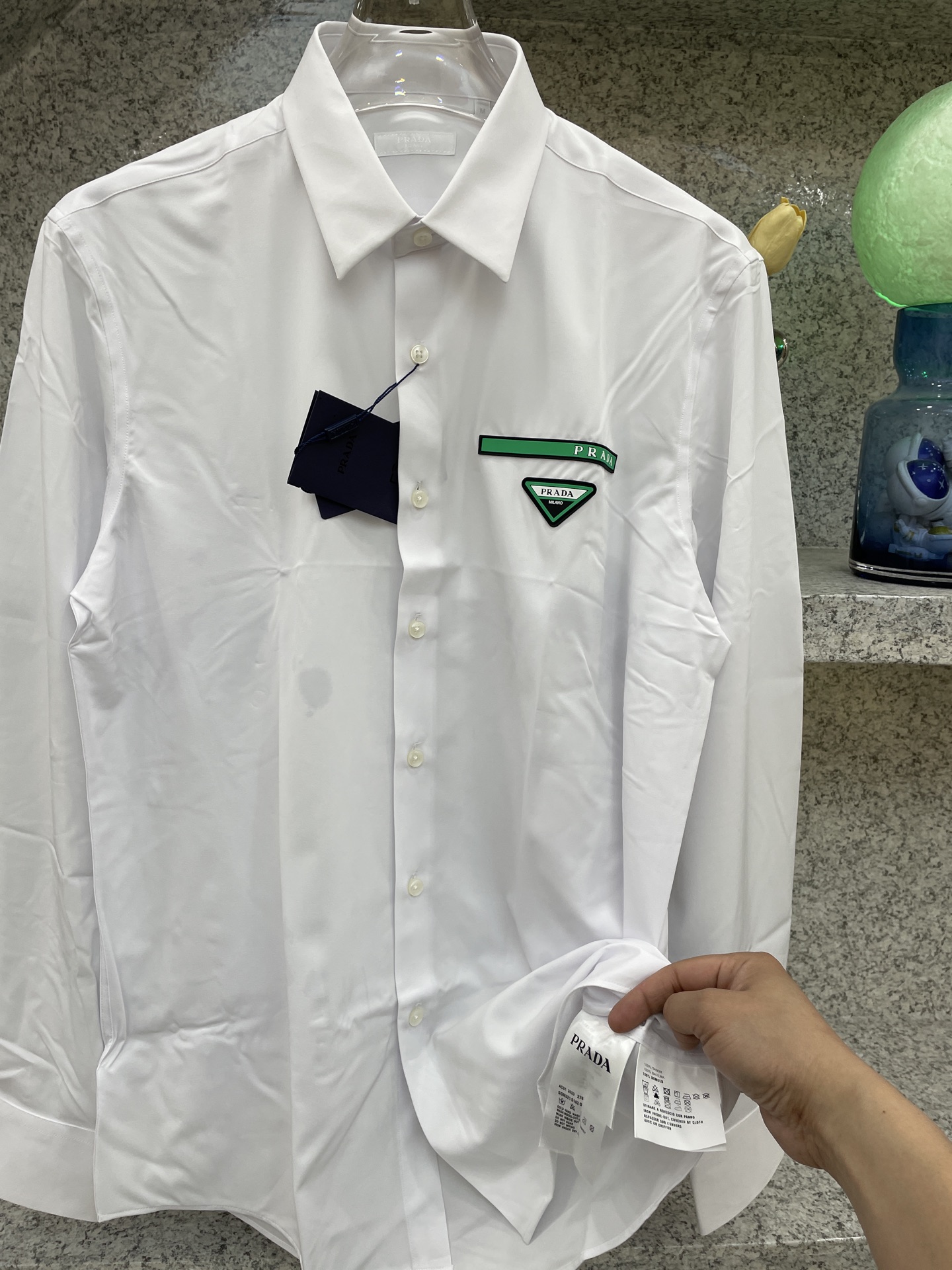   【PRAD】普拉哒🦉25//ss 全年常穿衬衣🆕高货🅰️精致官网细节专柜热卖款衬衫 立挺亲肤有光泽 
