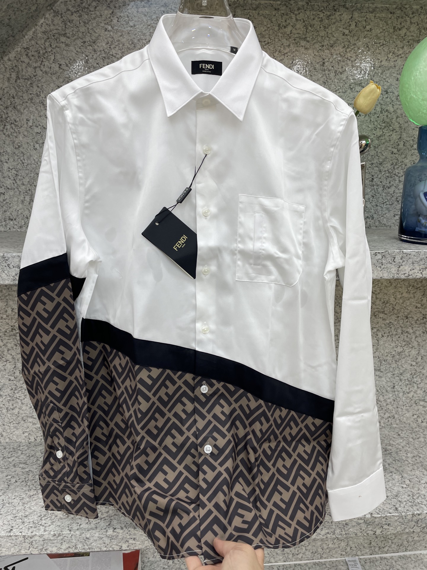   【FIND】芬迪🦉25//ss 全年常穿衬衣🆕高货🅰️精致官网细节专柜热卖款衬衫 立挺亲肤有光泽 彰