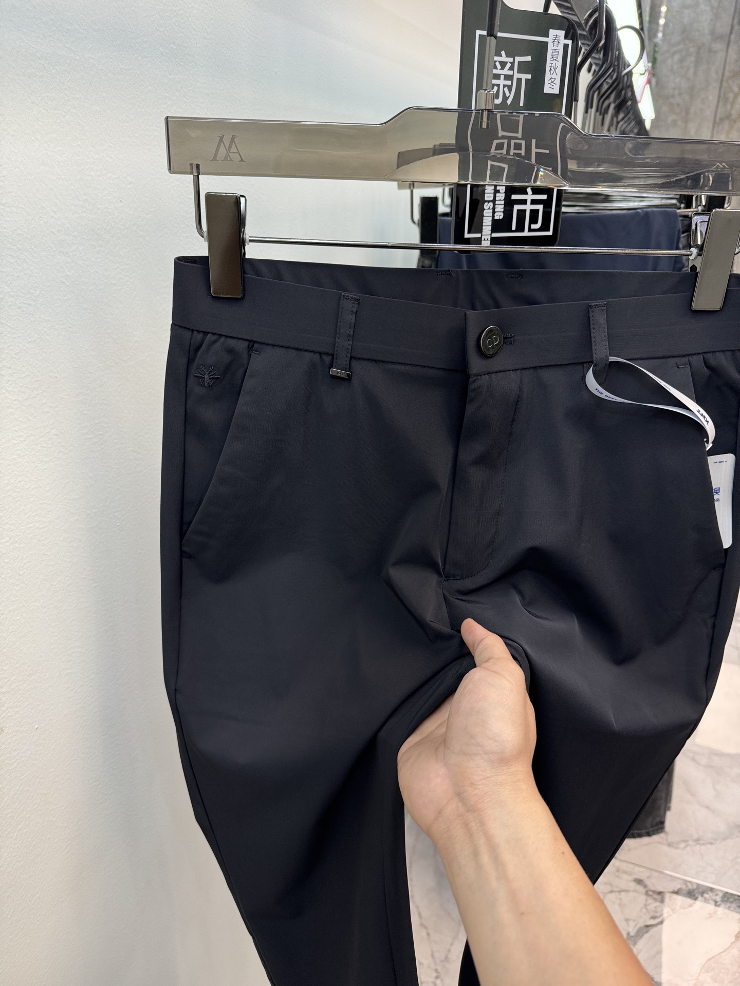   CD迪澳🔈夏季👖满满品质感休闲裤 奢华原版订制五金+进口磁吸扣子 锦纶天丝超薄速干殊订制面料 细节处