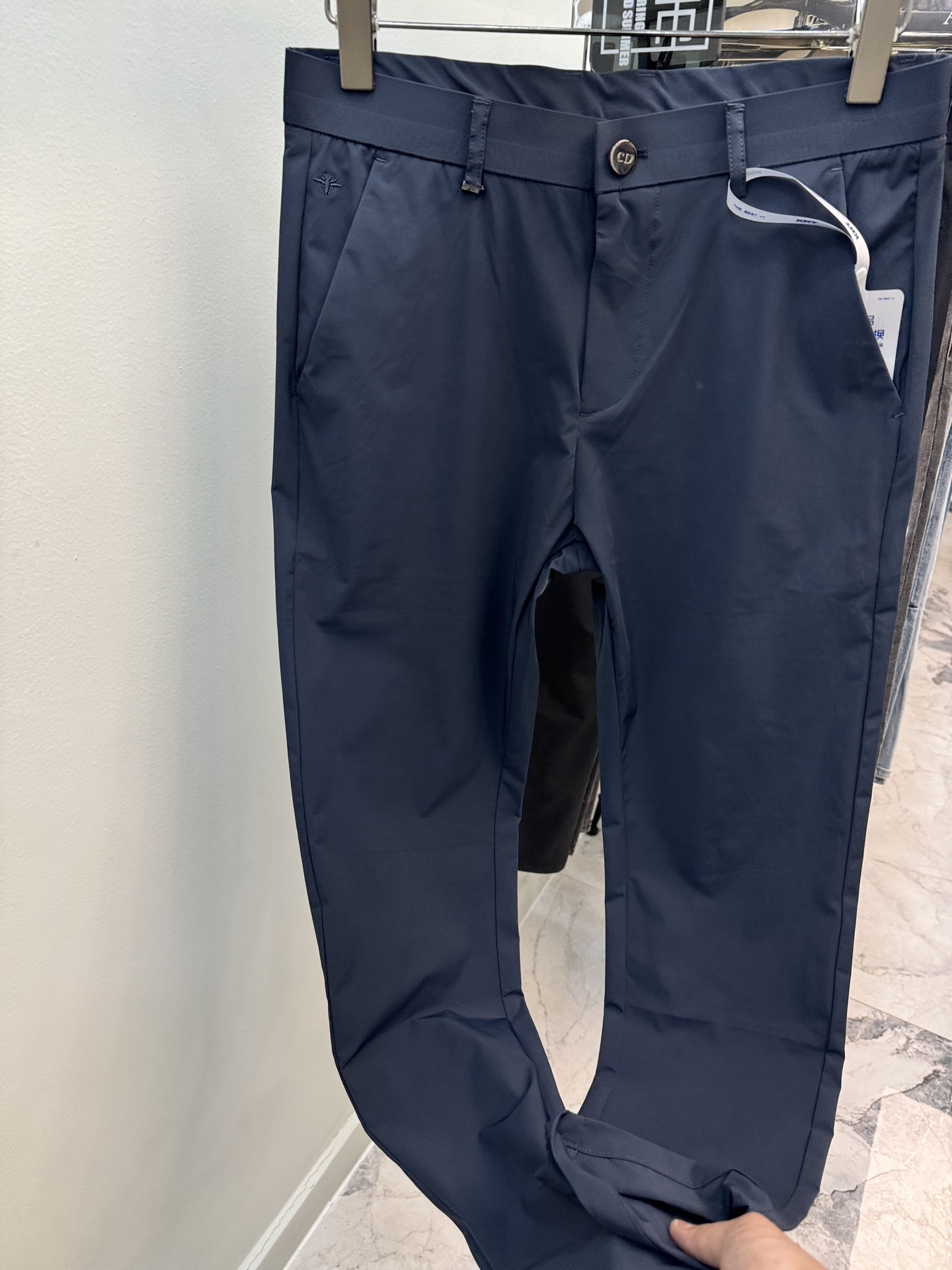   CD迪澳🔈夏季👖满满品质感休闲裤 奢华原版订制五金+进口磁吸扣子 锦纶天丝超薄速干殊订制面料 细节处