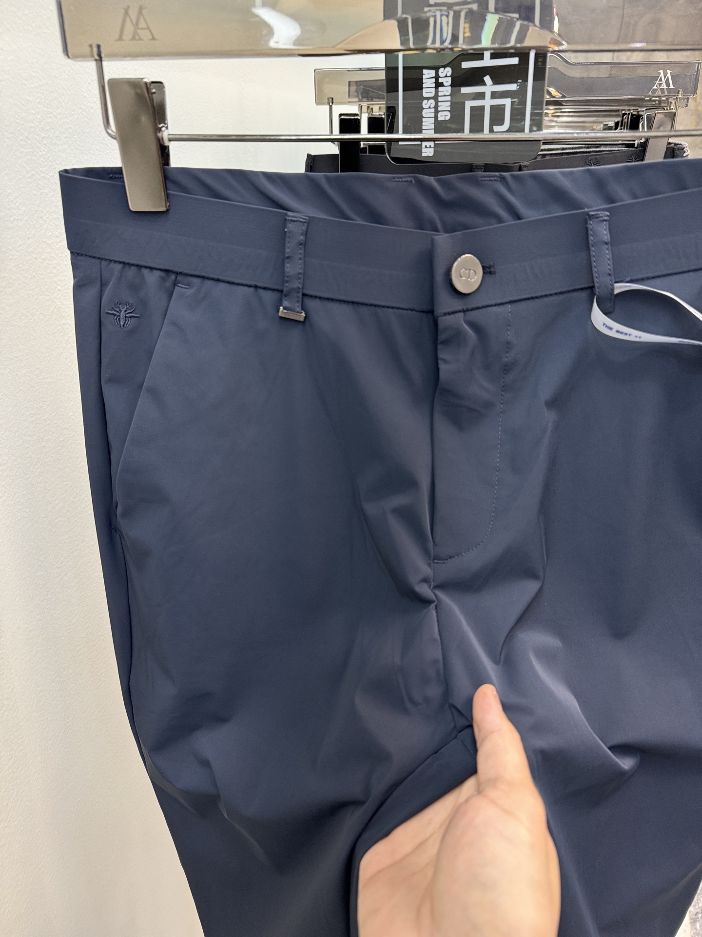   CD迪澳🔈夏季👖满满品质感休闲裤 奢华原版订制五金+进口磁吸扣子 锦纶天丝超薄速干殊订制面料 细节处