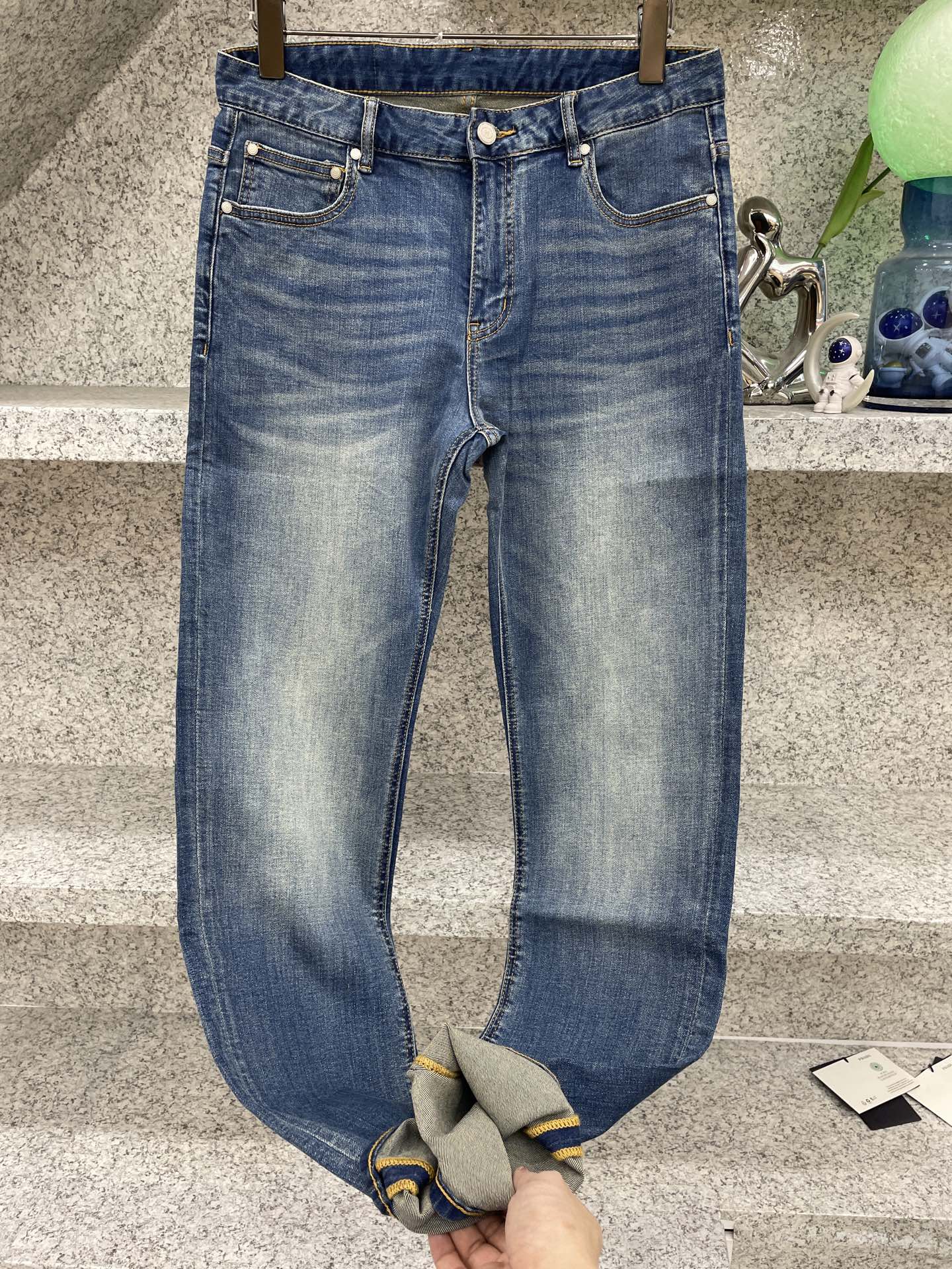 HERSM爱玛士🔈春夏26🐴新品美赞牛仔裤🔈微弹力臻选上等面料🔈马🐴皮工艺元素刺绣 爆赞款 帅气柔软亲肤