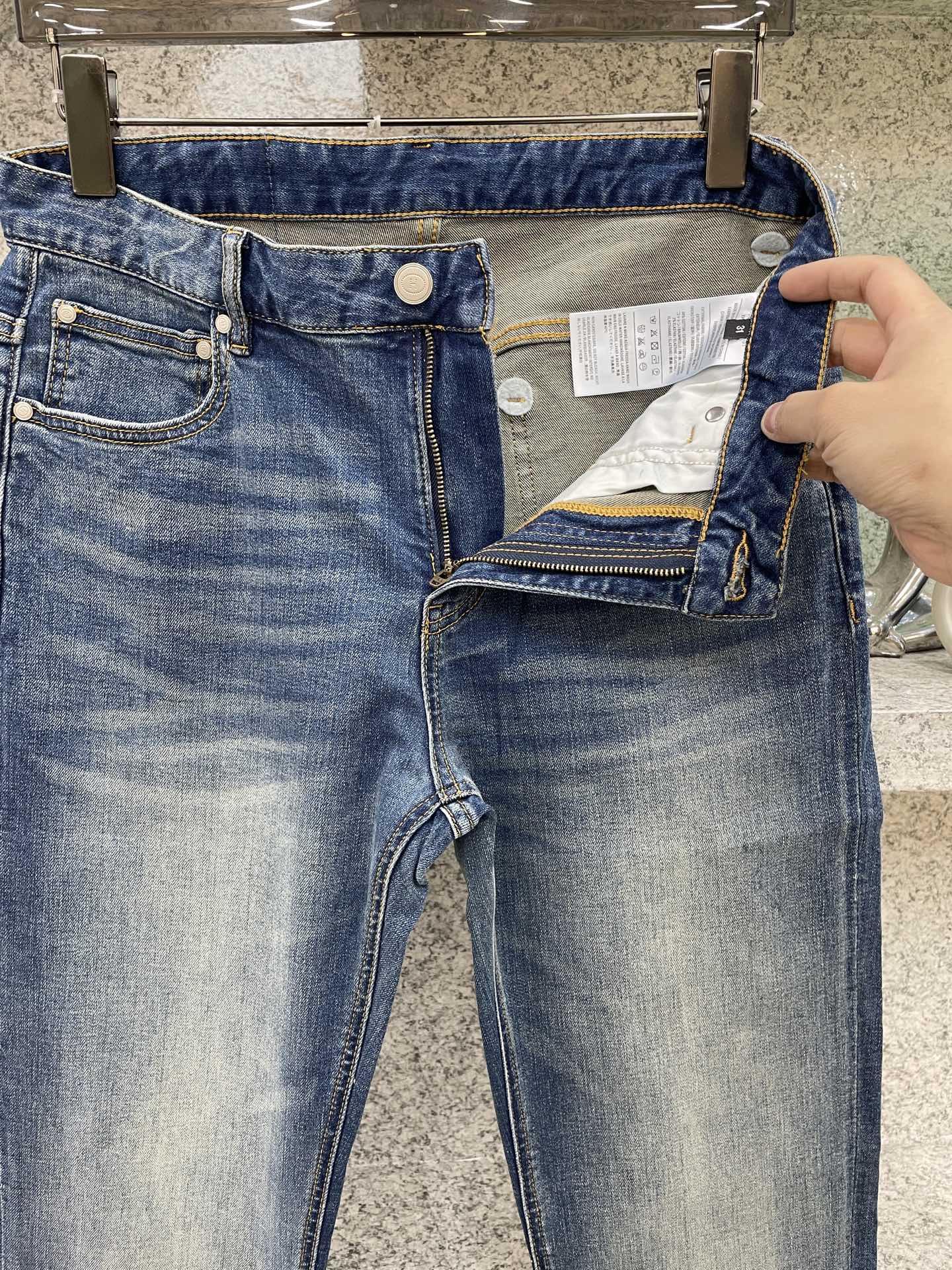 HERSM爱玛士🔈春夏26🐴新品美赞牛仔裤🔈微弹力臻选上等面料🔈马🐴皮工艺元素刺绣 爆赞款 帅气柔软亲肤