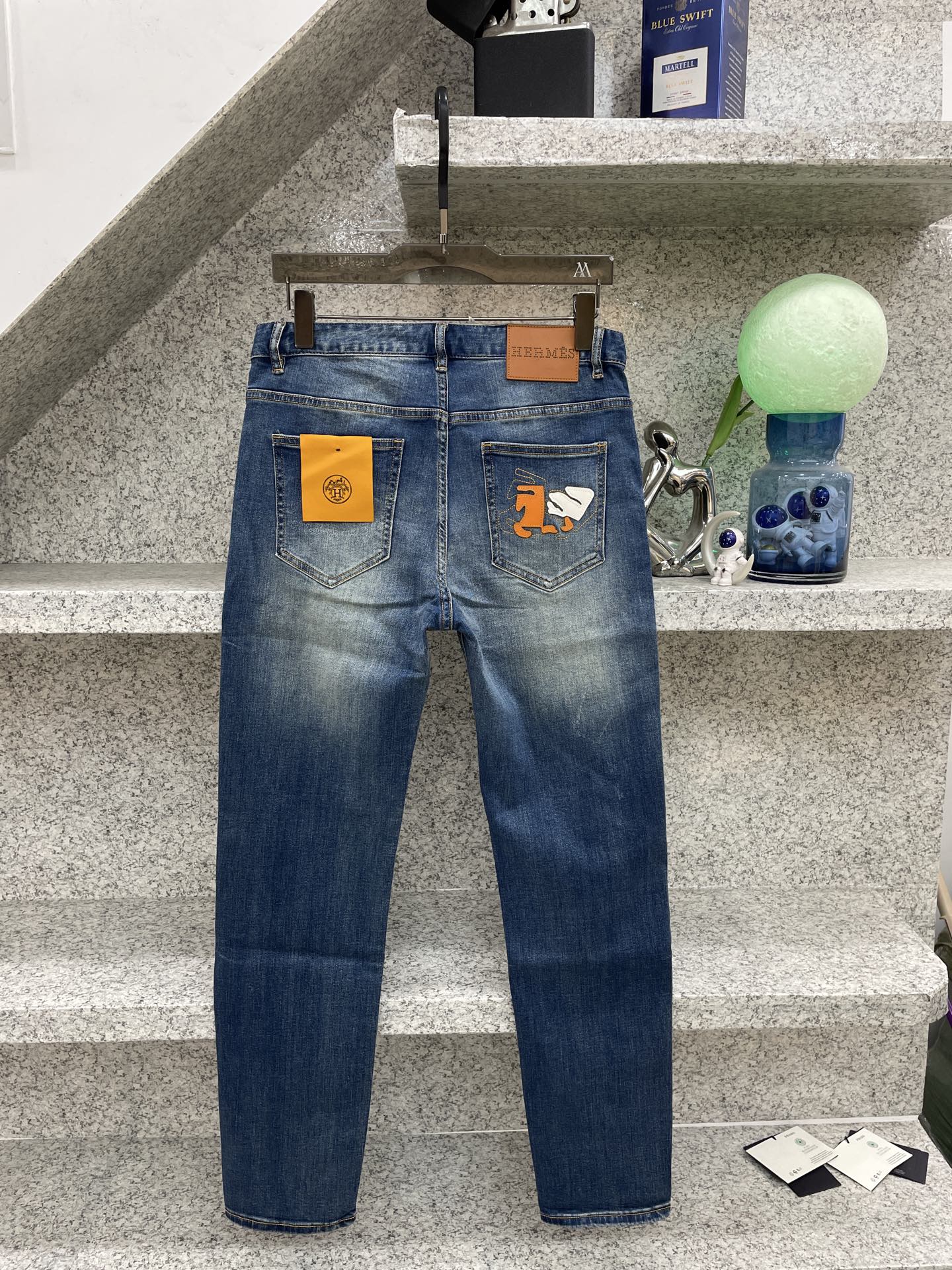 HERSM爱玛士🔈春夏26🐴新品美赞牛仔裤🔈微弹力臻选上等面料🔈马🐴皮工艺元素刺绣 爆赞款 帅气柔软亲肤