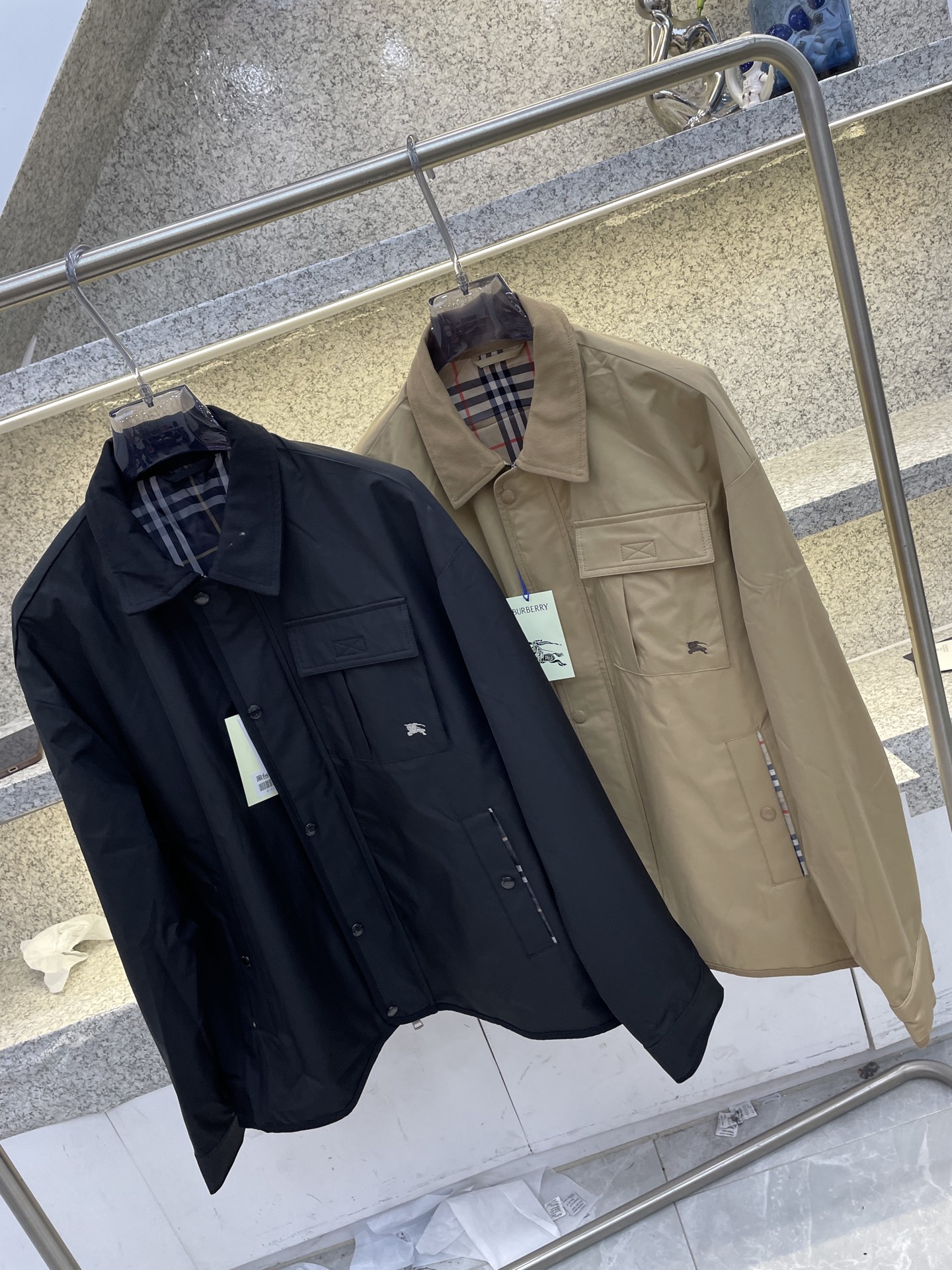 BBR博柏利🆕X官网同款🆕专柜系列 原版复刻 26新款帅气外套‼️时尚休闲高端版本！专柜定制面料 透气舒