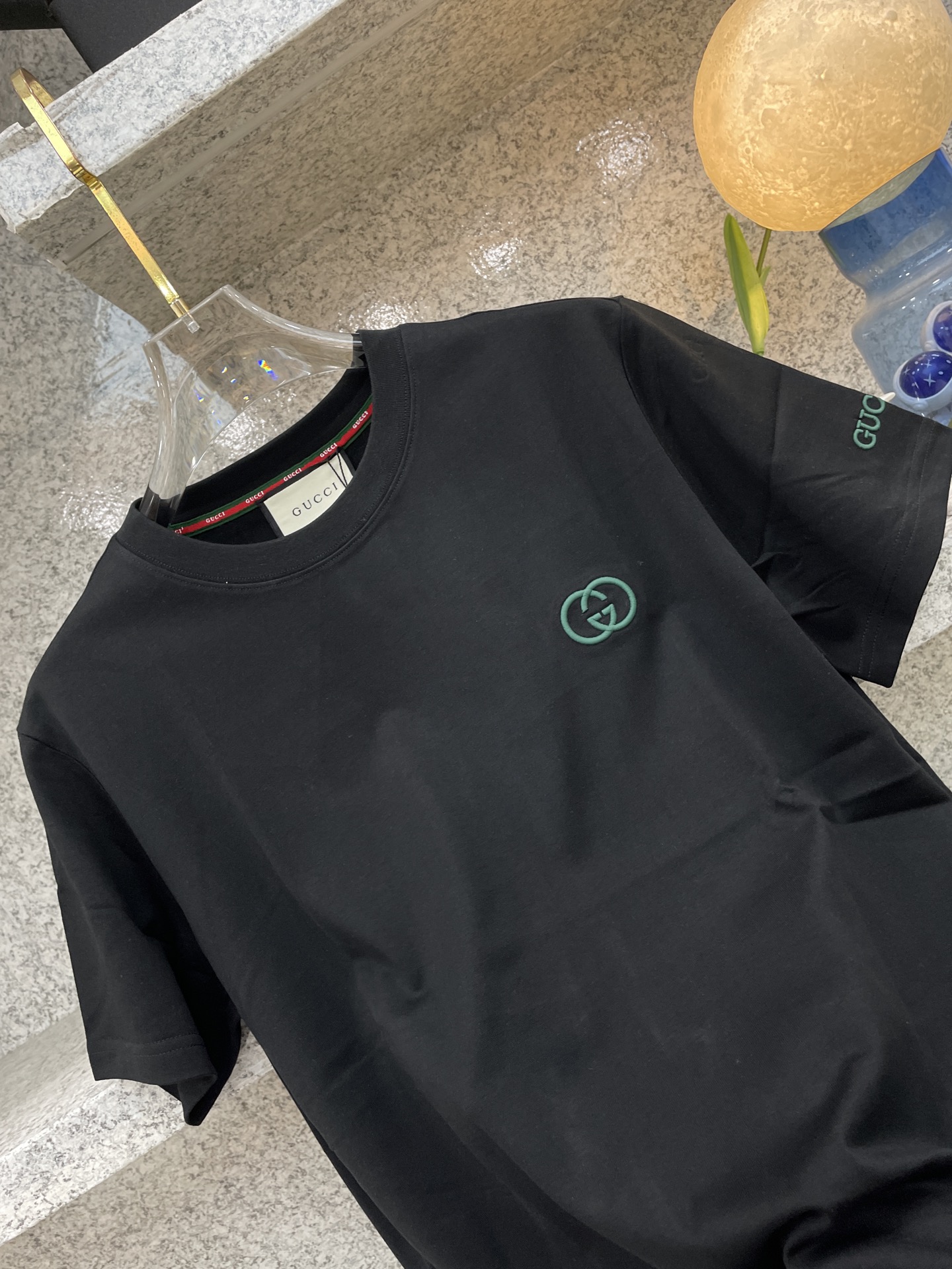 GUGCI古倚🆕26-华臻尚新品上架🔈春夏首发专柜🆕品相完美 最新款短袖圆领T恤❗️高端订制 设计前卫时