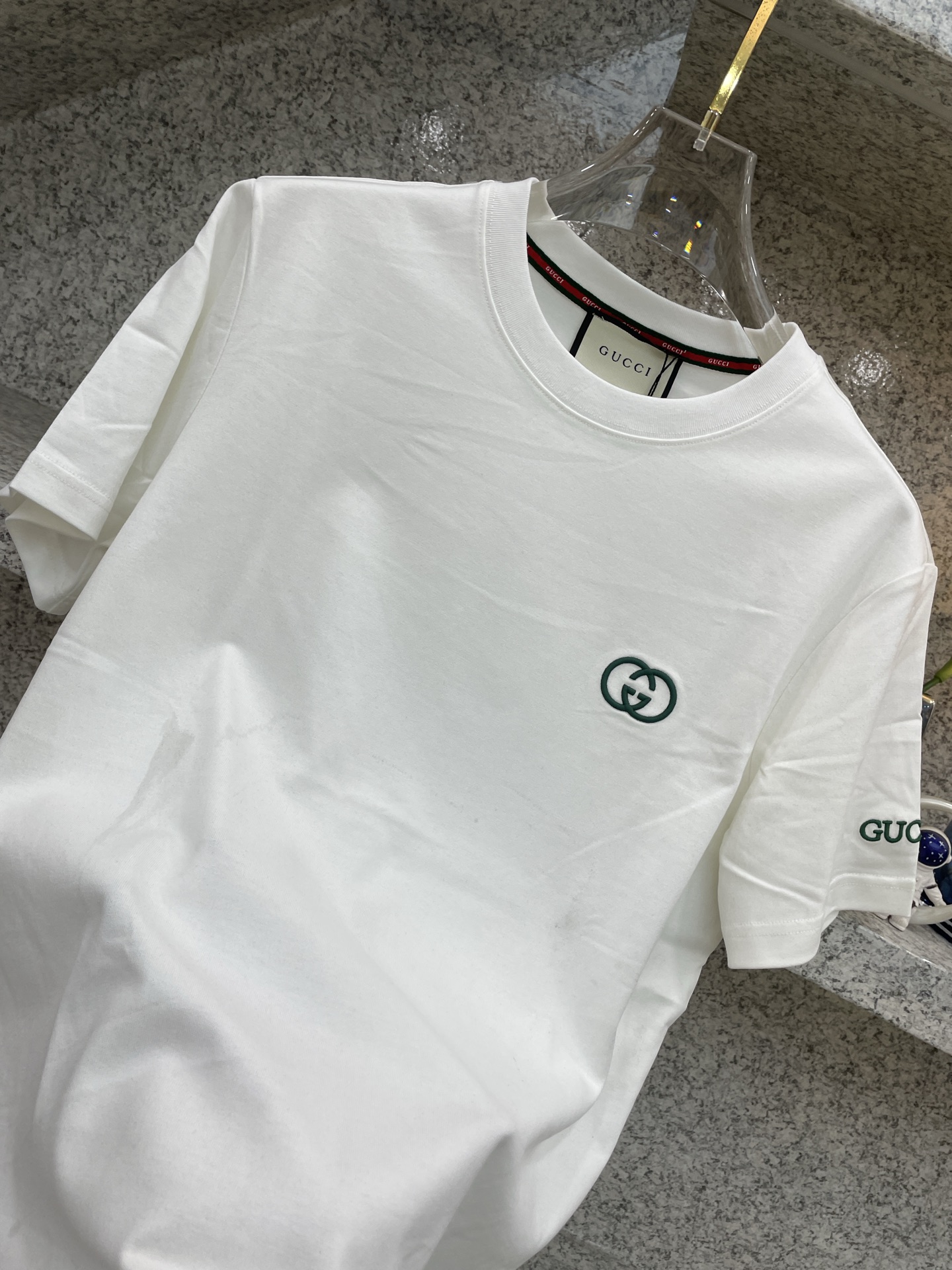 GUGCI古倚🆕26-华臻尚新品上架🔈春夏首发专柜🆕品相完美 最新款短袖圆领T恤❗️高端订制 设计前卫时