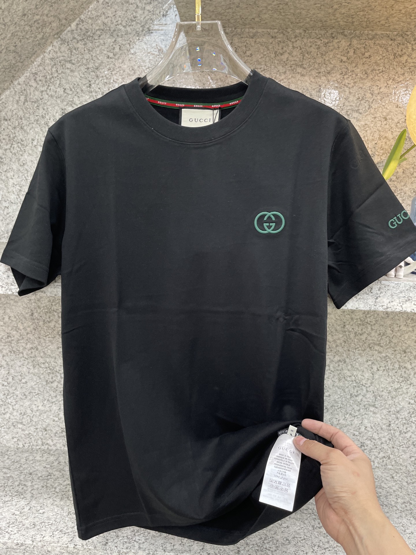 GUGCI古倚🆕26-华臻尚新品上架🔈春夏首发专柜🆕品相完美 最新款短袖圆领T恤❗️高端订制 设计前卫时