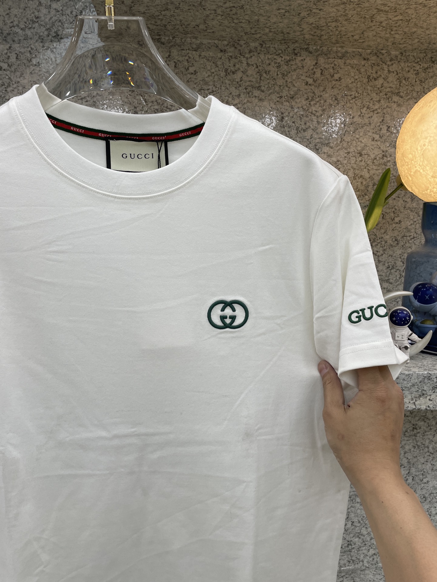 GUGCI古倚🆕26-华臻尚新品上架🔈春夏首发专柜🆕品相完美 最新款短袖圆领T恤❗️高端订制 设计前卫时