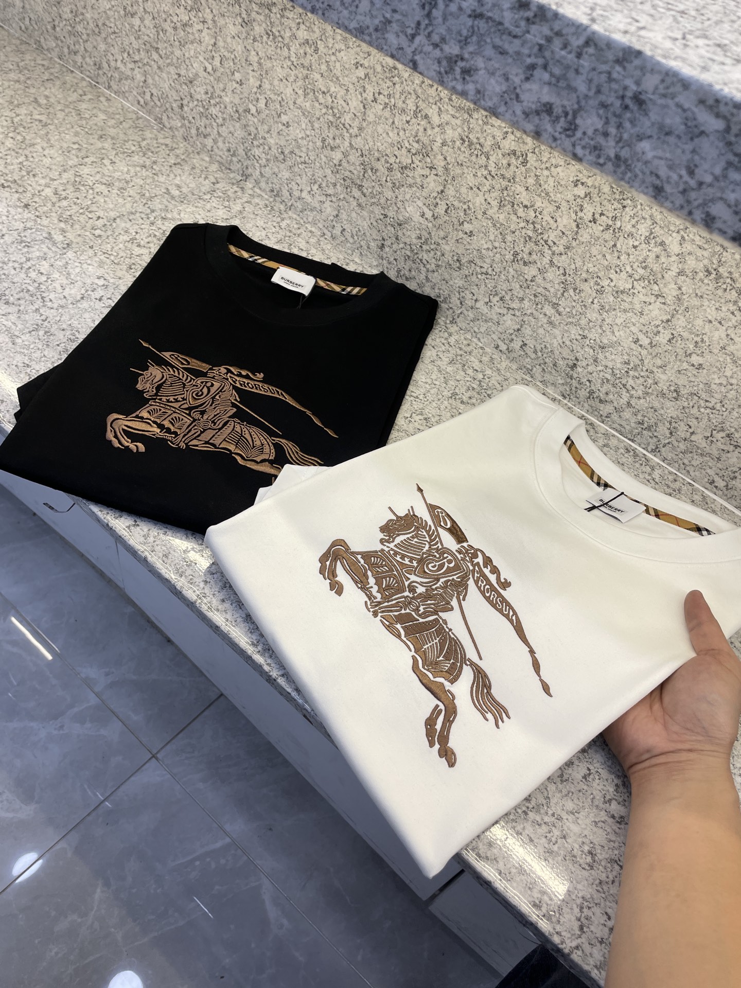 BBR博柏利🆕26-华臻尚新品上架🔈春夏首发专柜🆕品相完美 最新款短袖圆领T恤❗️高端订制 设计前卫时尚