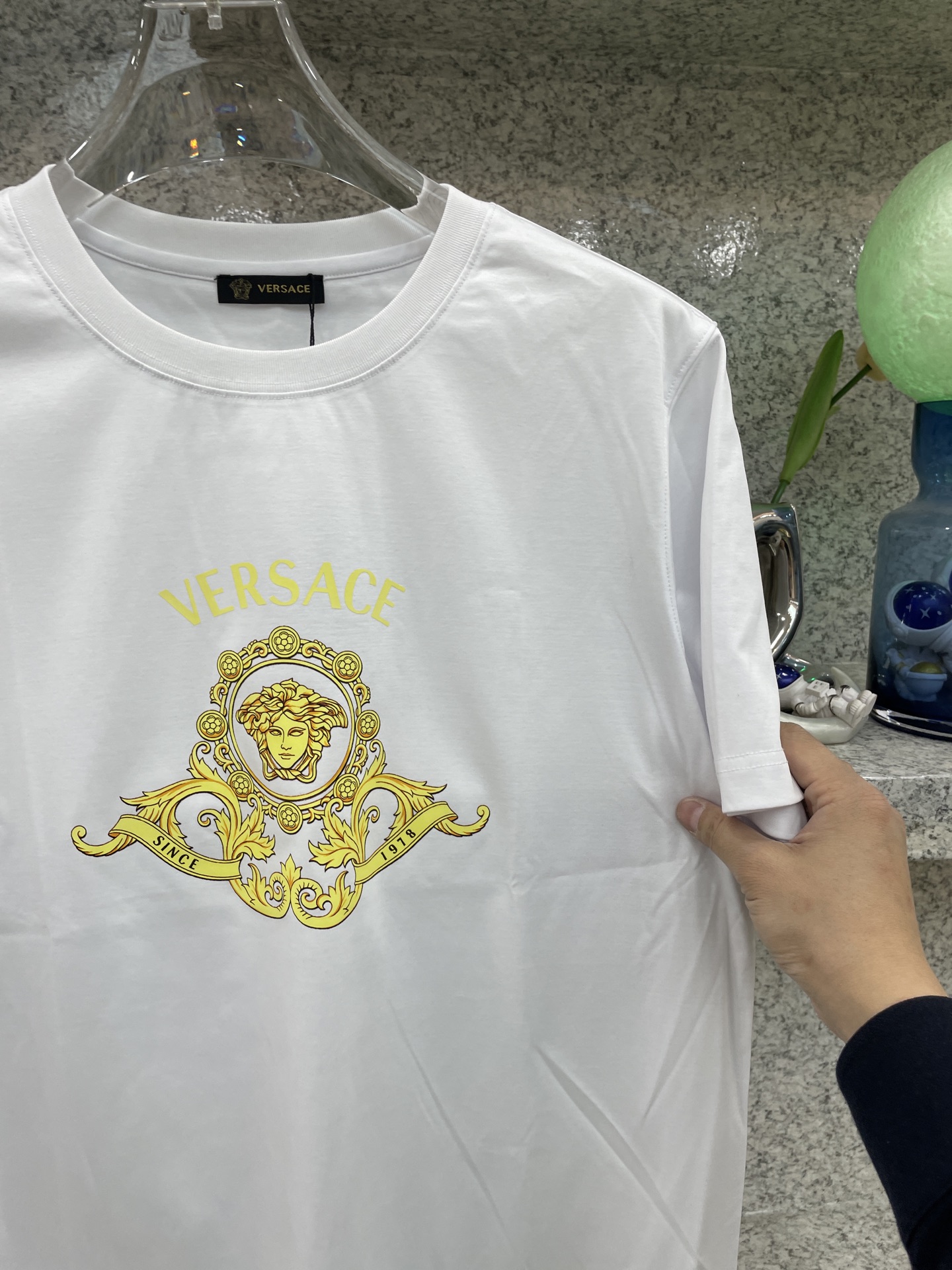 VIERSA瓦🆕W-长绒丝光棉🥰滑溜丝爽 轻肤🕹新品上架🔈春夏首发专柜🆕最新款短袖圆领T恤❗️高端订制 