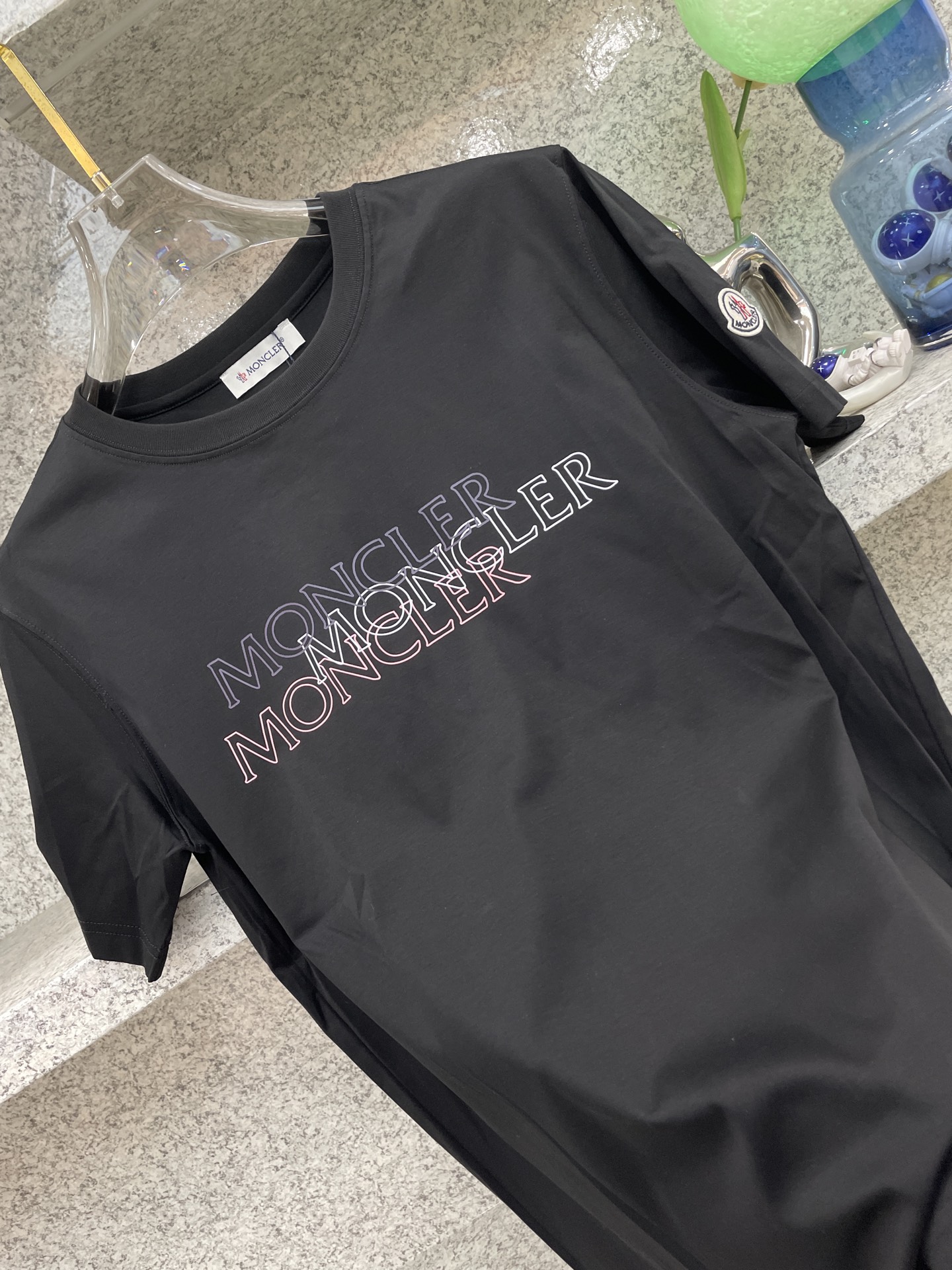 MC盟扣莱🆕W-长绒丝光棉🥰滑溜丝爽 轻肤🕹新品上架🔈春夏首发专柜🆕最新款短袖圆领T恤❗️高端订制 设计