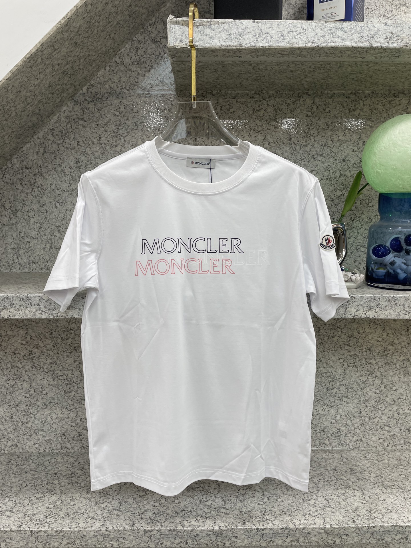 MC盟扣莱🆕W-长绒丝光棉🥰滑溜丝爽 轻肤🕹新品上架🔈春夏首发专柜🆕最新款短袖圆领T恤❗️高端订制 设计