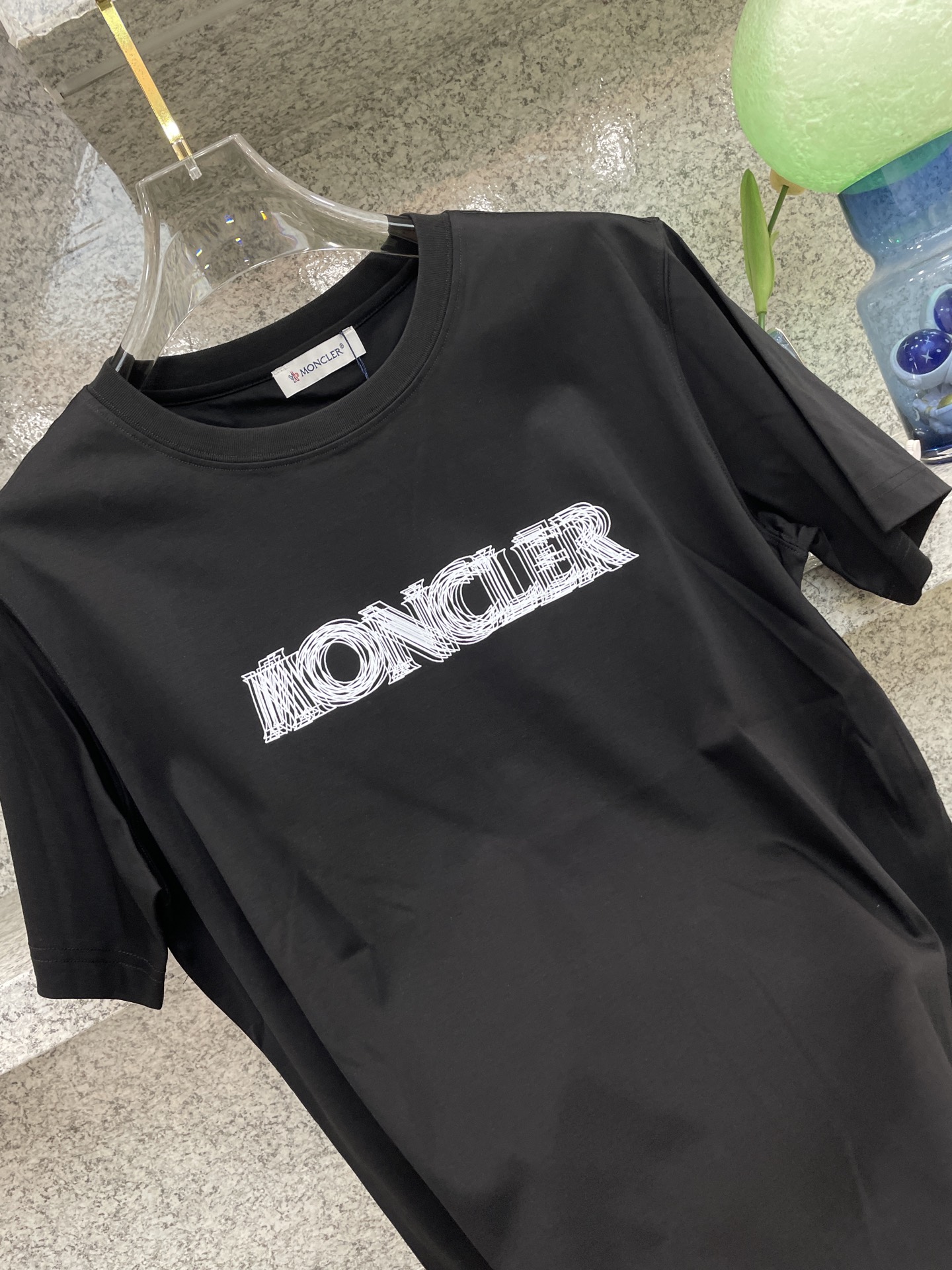 MC盟扣莱🆕W-长绒丝光棉🥰滑溜丝爽 轻肤🕹新品上架🔈春夏首发专柜🆕最新款短袖圆领T恤❗️高端订制 设计