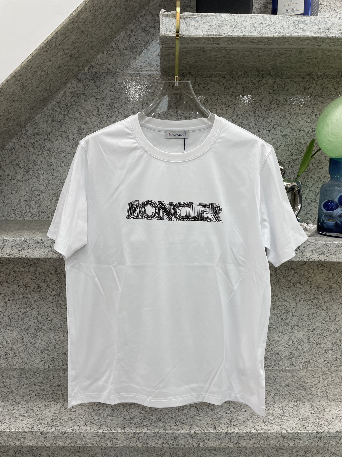 MC盟扣莱🆕W-长绒丝光棉🥰滑溜丝爽 轻肤🕹新品上架🔈春夏首发专柜🆕最新款短袖圆领T恤❗️高端订制 设计