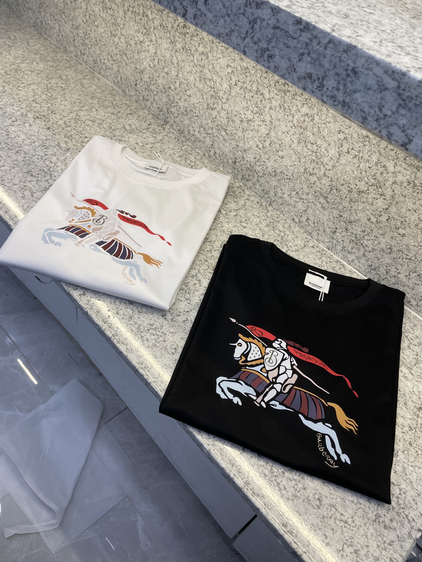 BBR博柏利🆕W-长绒丝光棉🥰滑溜丝爽 轻肤🕹新品上架🔈春夏首发专柜🆕最新款短袖圆领T恤❗️高端订制 设