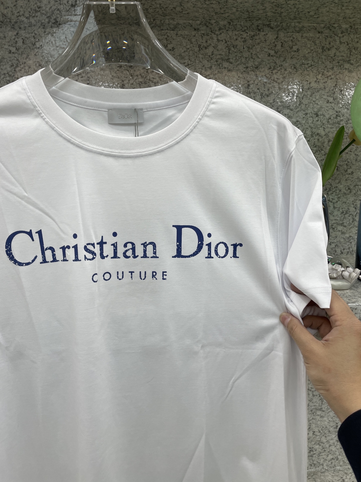 CD迪澳🆕W-长绒丝光棉🥰滑溜丝爽 轻肤🕹新品上架🔈春夏首发专柜🆕最新款短袖圆领T恤❗️高端订制 设计前