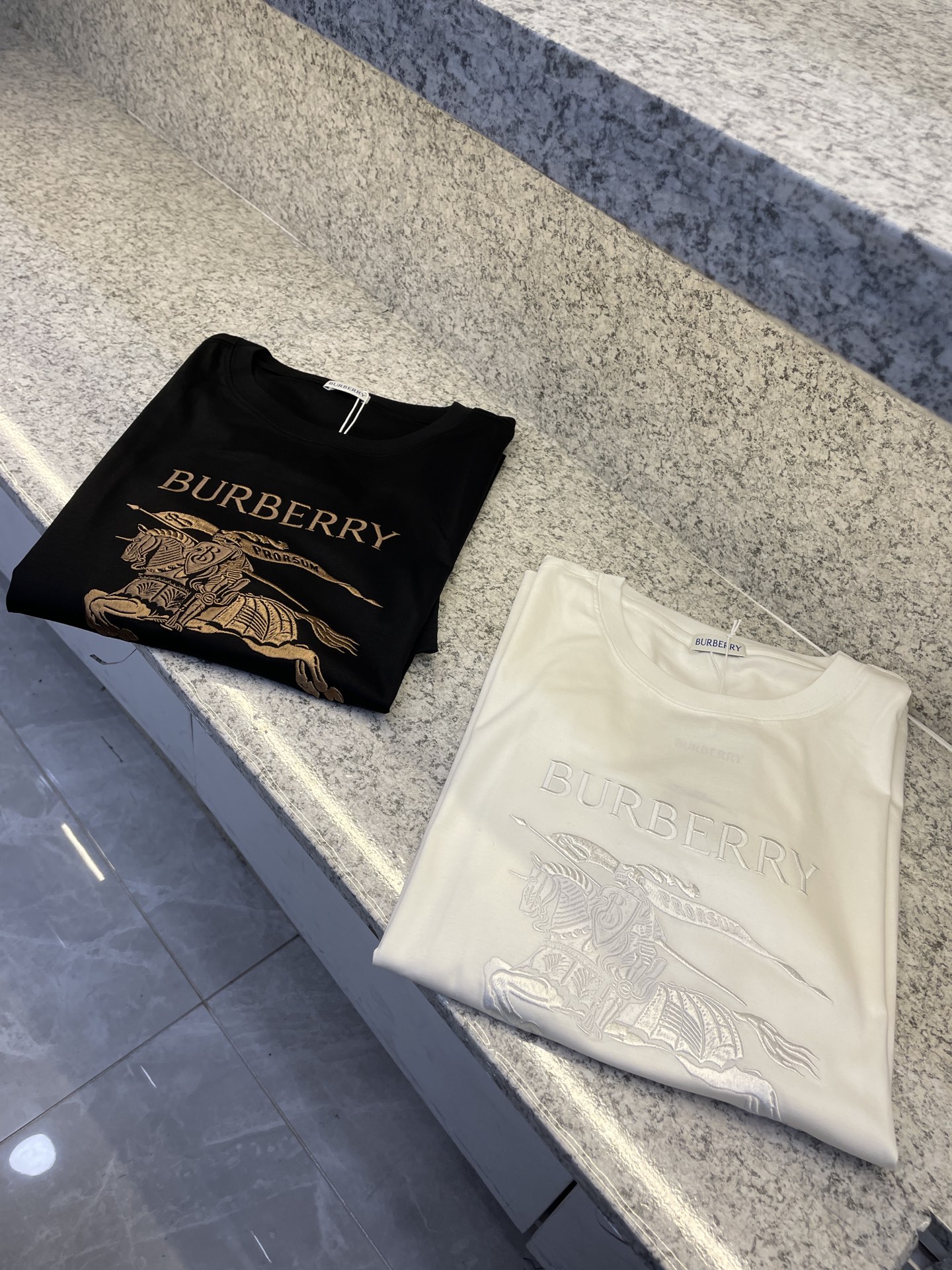 BBR博柏利🆕W-长绒丝光棉🥰滑溜丝爽 轻肤🕹新品上架🔈春夏首发专柜🆕最新款短袖圆领T恤❗️高端订制 设