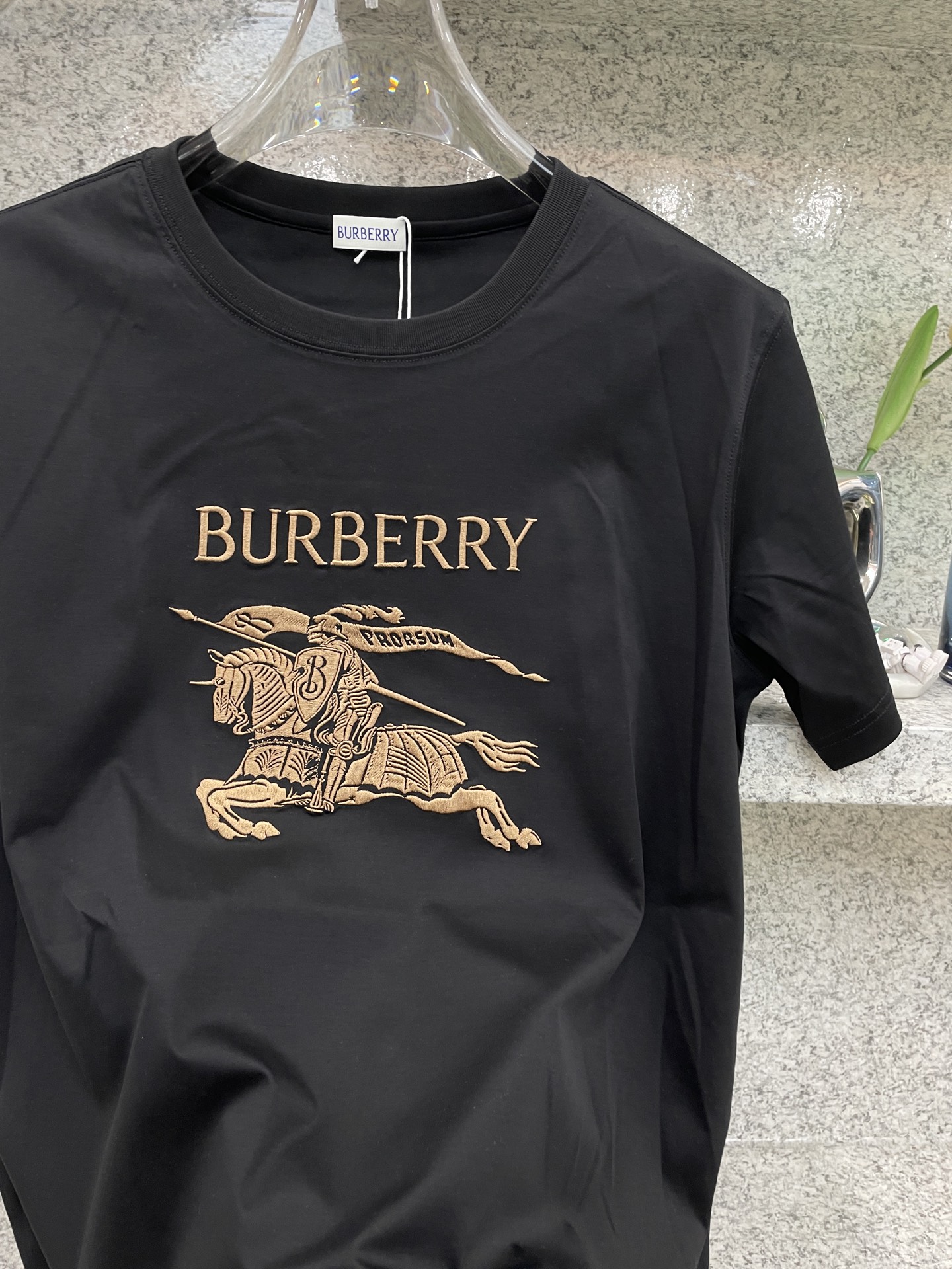 BBR博柏利🆕W-长绒丝光棉🥰滑溜丝爽 轻肤🕹新品上架🔈春夏首发专柜🆕最新款短袖圆领T恤❗️高端订制 设