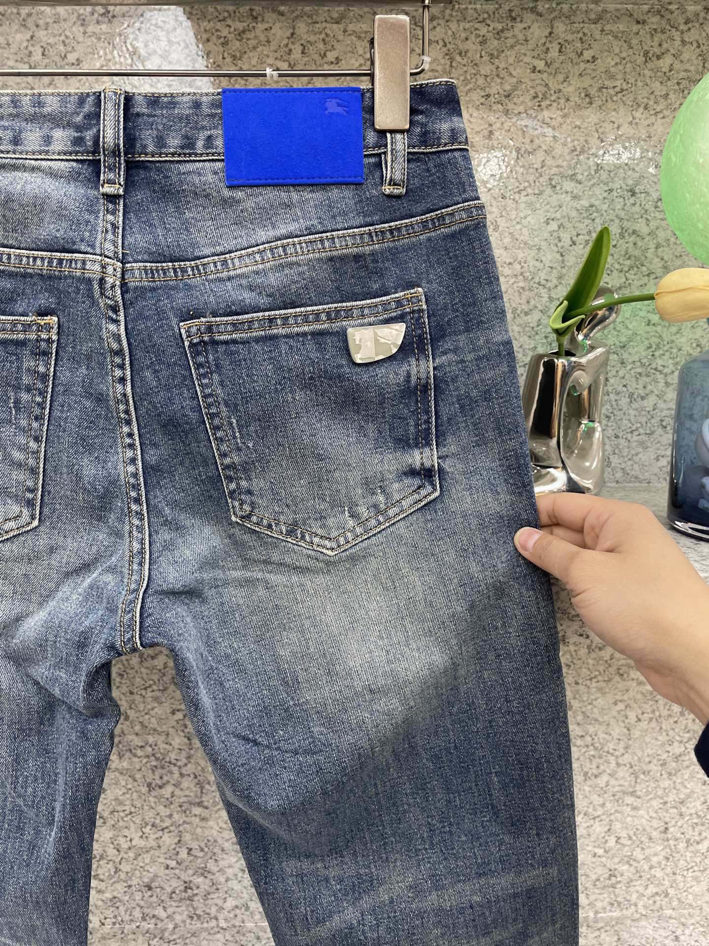 BBR博格丽😘春夏26👖新品牛仔裤 四季穿😍进口订制面料🆕柔软亲肤面料 颜色超级漂亮 奢华独家五金战马+