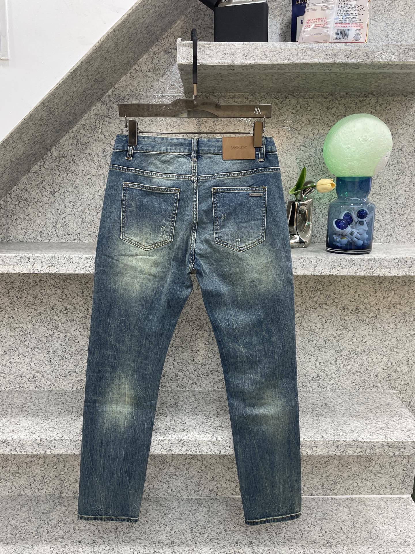 YSL 圣罗兰😘春夏26👖新品牛仔裤 四季穿😍进口订制面料🆕柔软亲肤面料 颜色超级漂亮 奢华独家五金战马