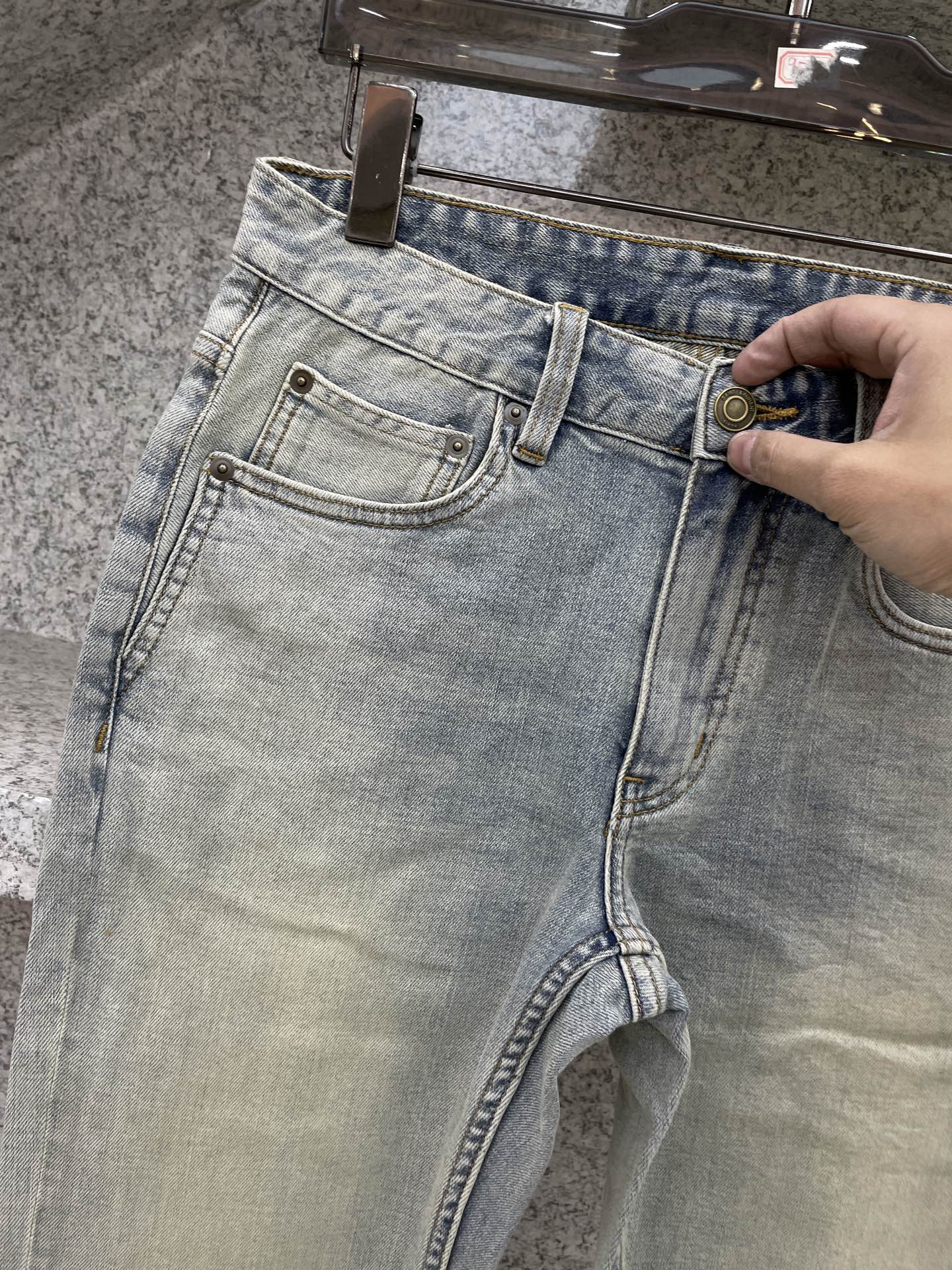 YSL 圣罗兰😘春夏26👖新品牛仔裤 四季穿😍进口订制面料🆕柔软亲肤面料 颜色超级漂亮 奢华工艺+洗水外