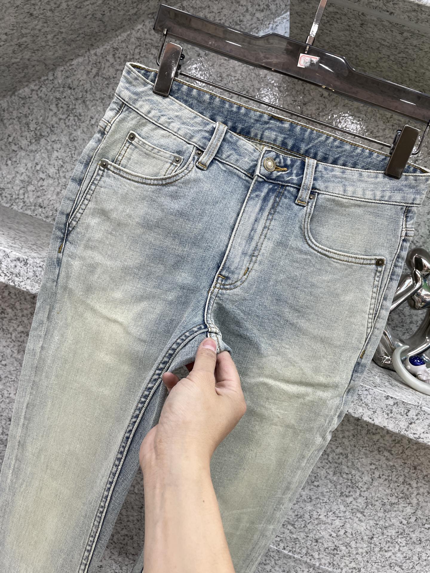 YSL 圣罗兰😘春夏26👖新品牛仔裤 四季穿😍进口订制面料🆕柔软亲肤面料 颜色超级漂亮 奢华工艺+洗水外