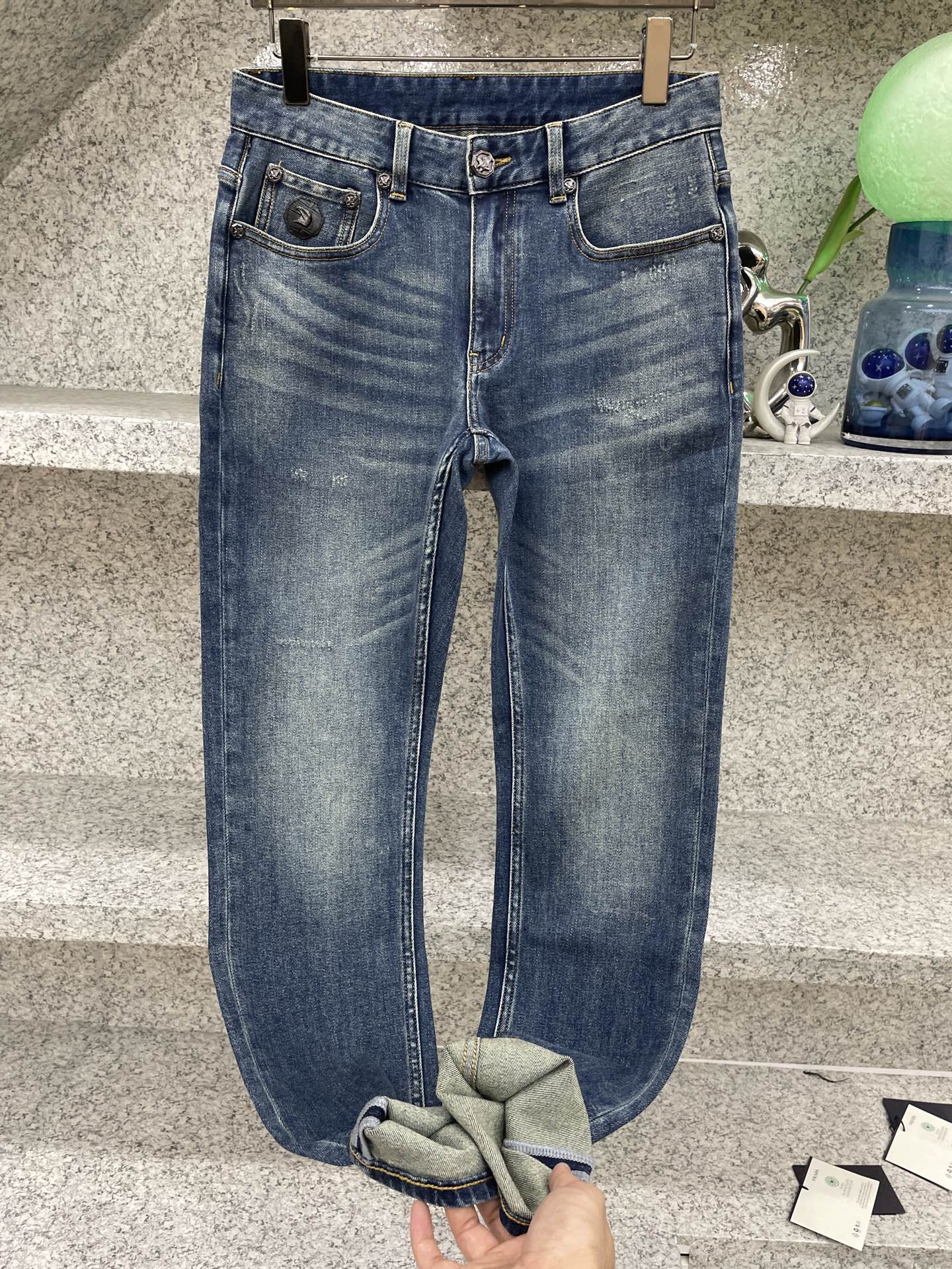 Stefani Ricci史蒂芬ss😘26✅新品❗️奢华👖头经典刺绣 爆款推荐 牛仔裤🆕柔软亲肤面料 奢