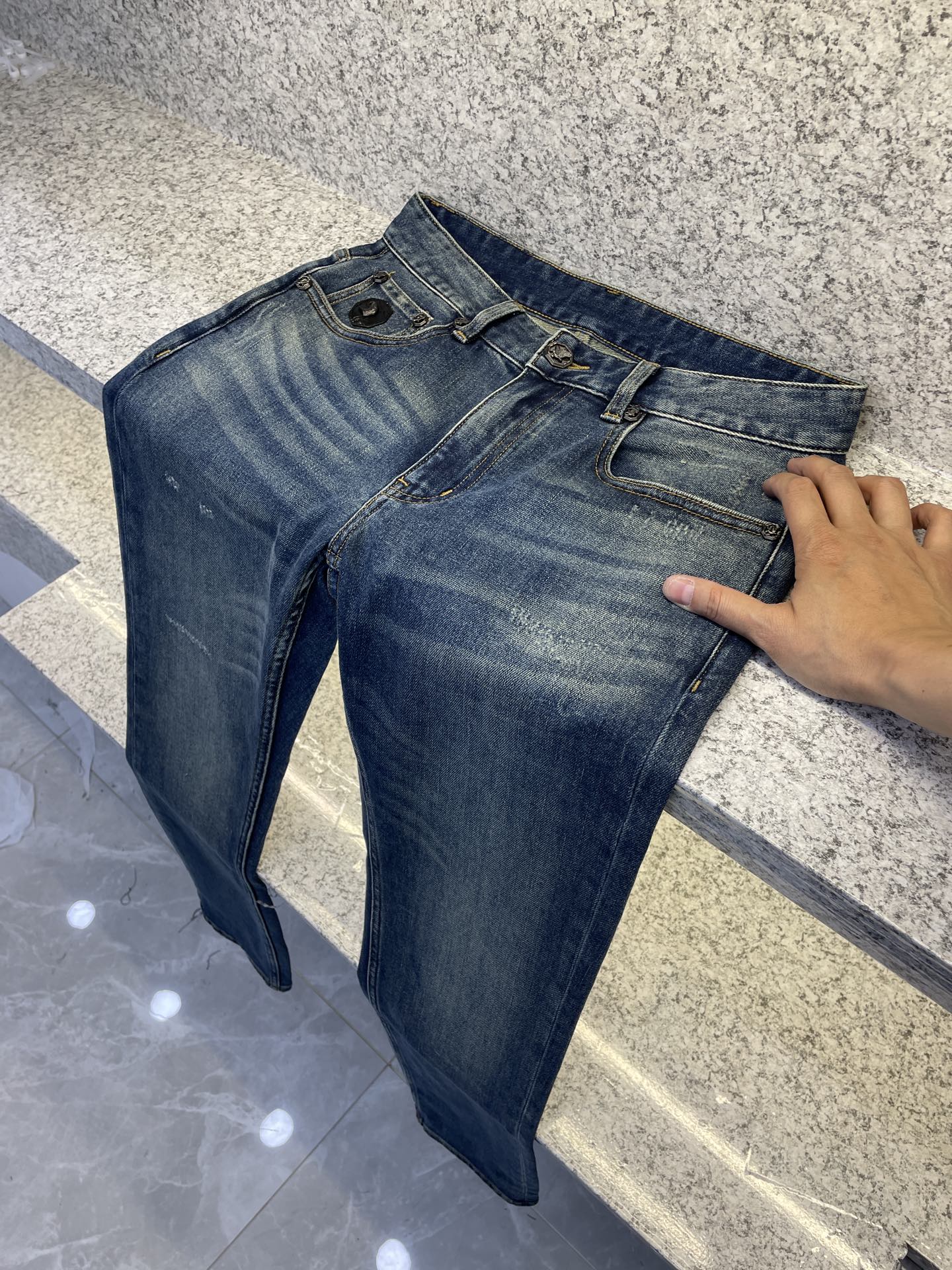 Stefani Ricci史蒂芬ss😘26✅新品❗️奢华👖头经典刺绣 爆款推荐 牛仔裤🆕柔软亲肤面料 奢