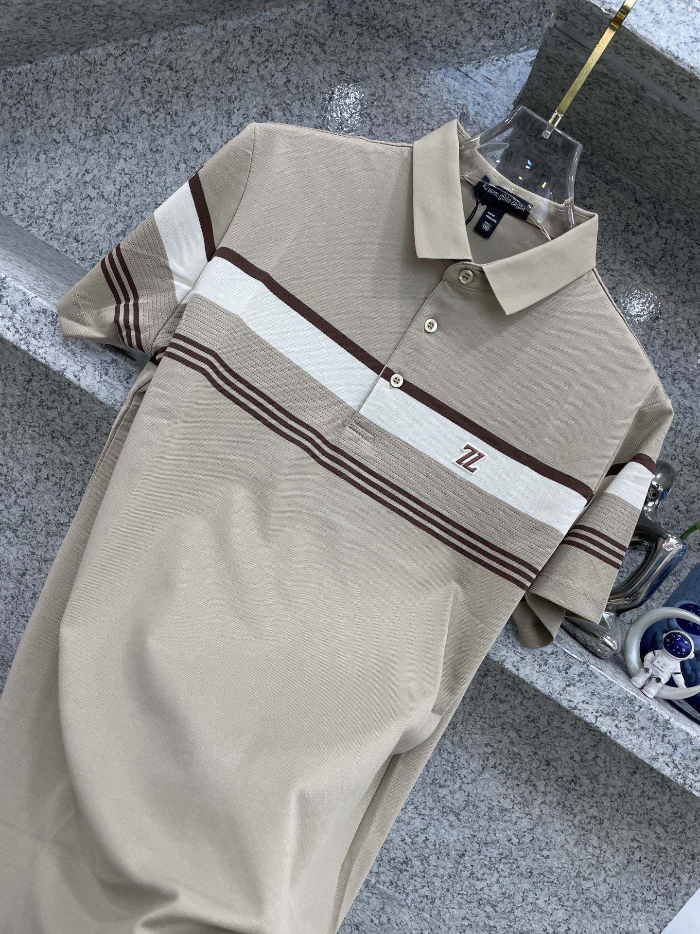 ZENGA 🔈26春夏新品 专柜同步热卖 杰尼亚质感Polo系列｜商务与休闲的优雅平衡🥰经典条纹撞色设计