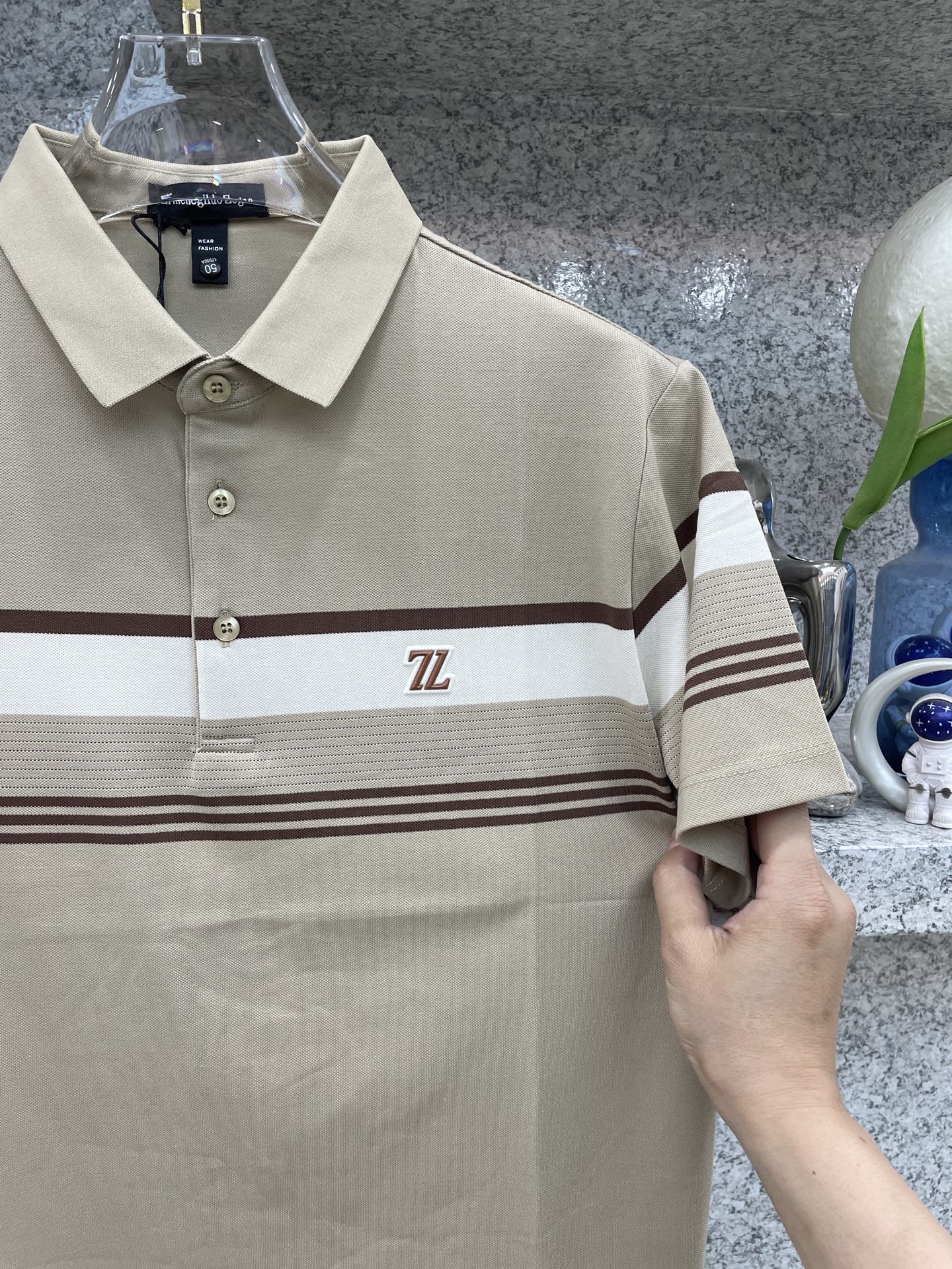 ZENGA 🔈26春夏新品 专柜同步热卖 杰尼亚质感Polo系列｜商务与休闲的优雅平衡🥰经典条纹撞色设计