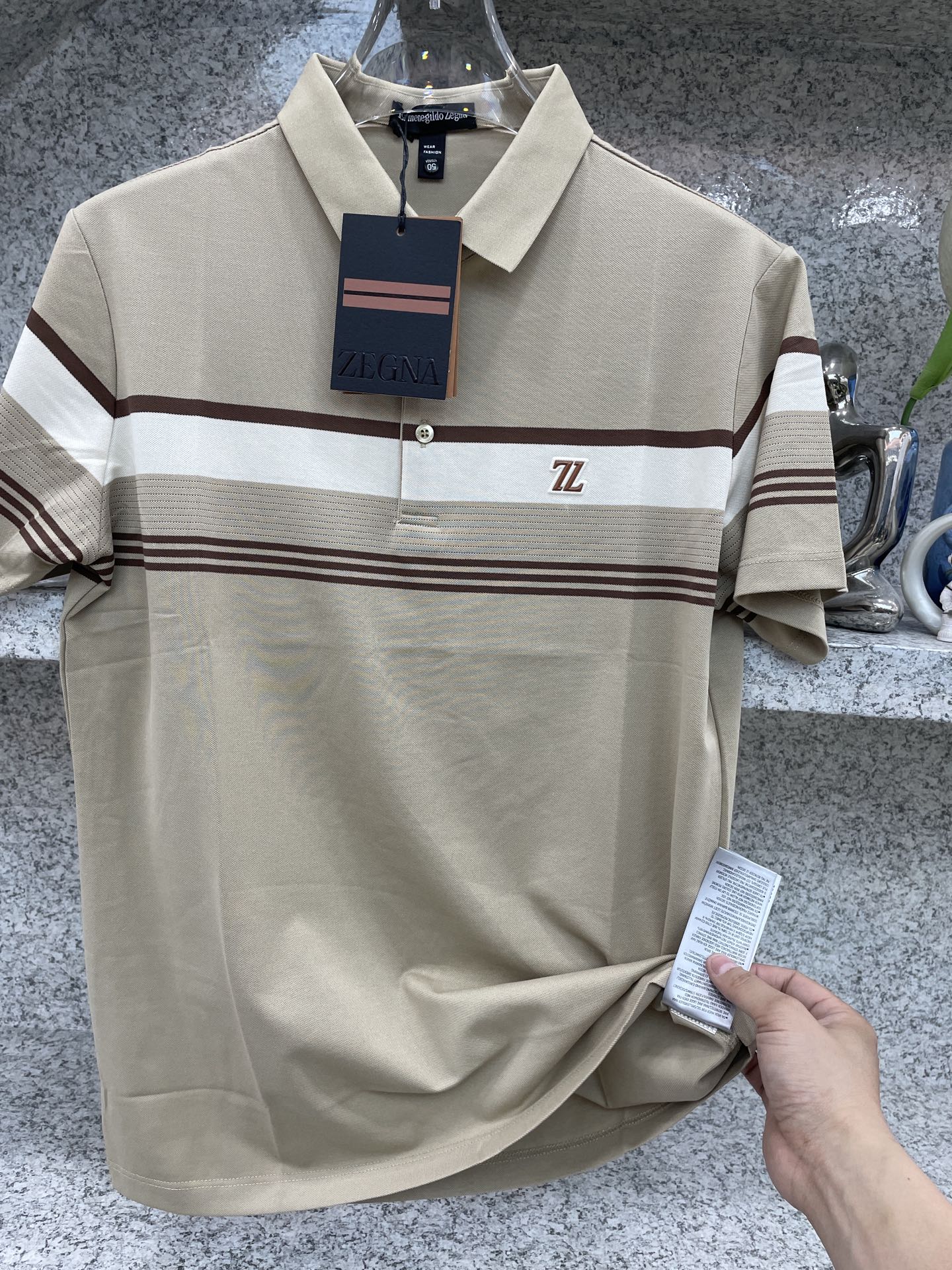 ZENGA 🔈26春夏新品 专柜同步热卖 杰尼亚质感Polo系列｜商务与休闲的优雅平衡🥰经典条纹撞色设计
