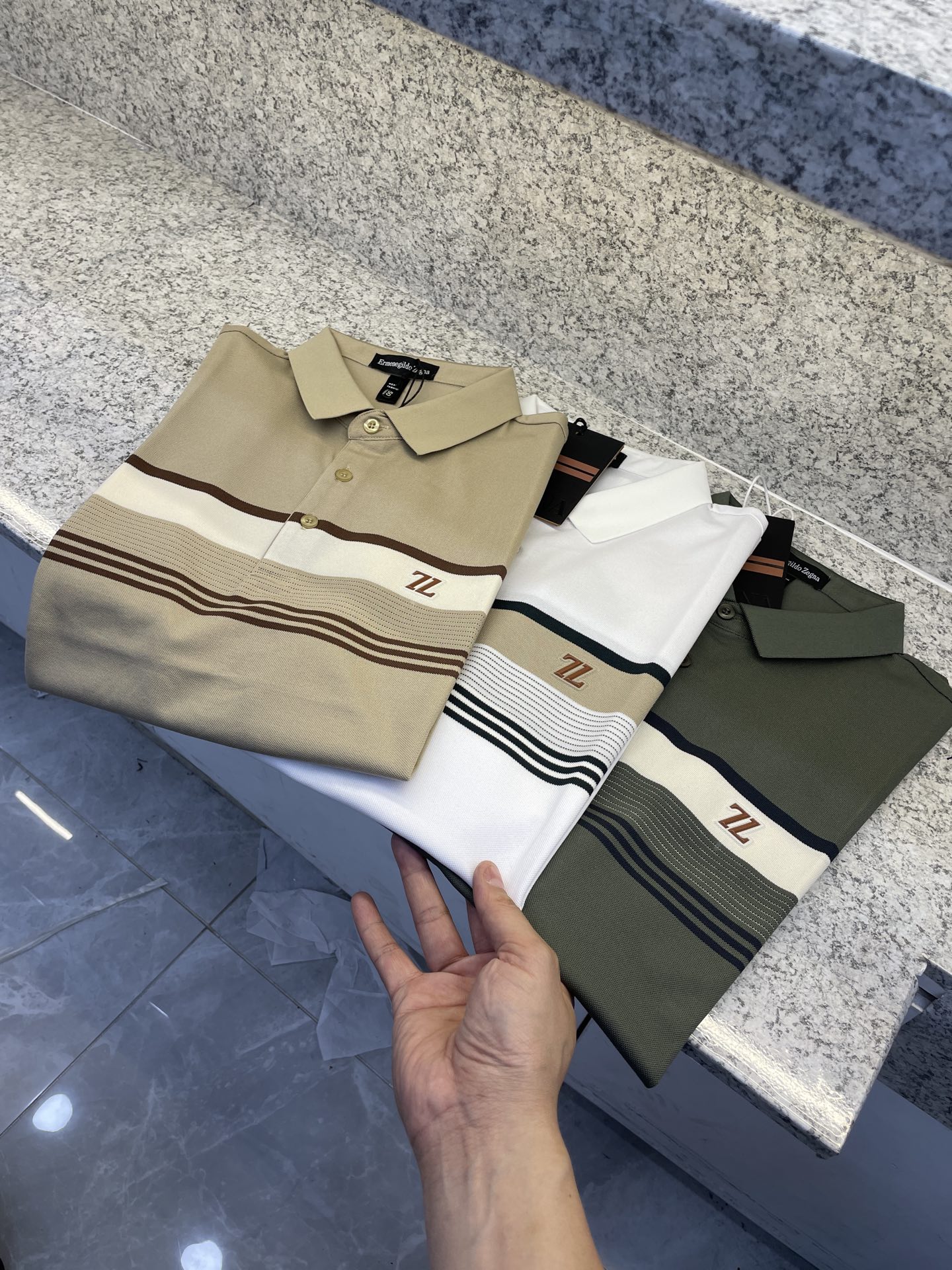 ZENGA 🔈26春夏新品 专柜同步热卖 杰尼亚质感Polo系列｜商务与休闲的优雅平衡🥰经典条纹撞色设计