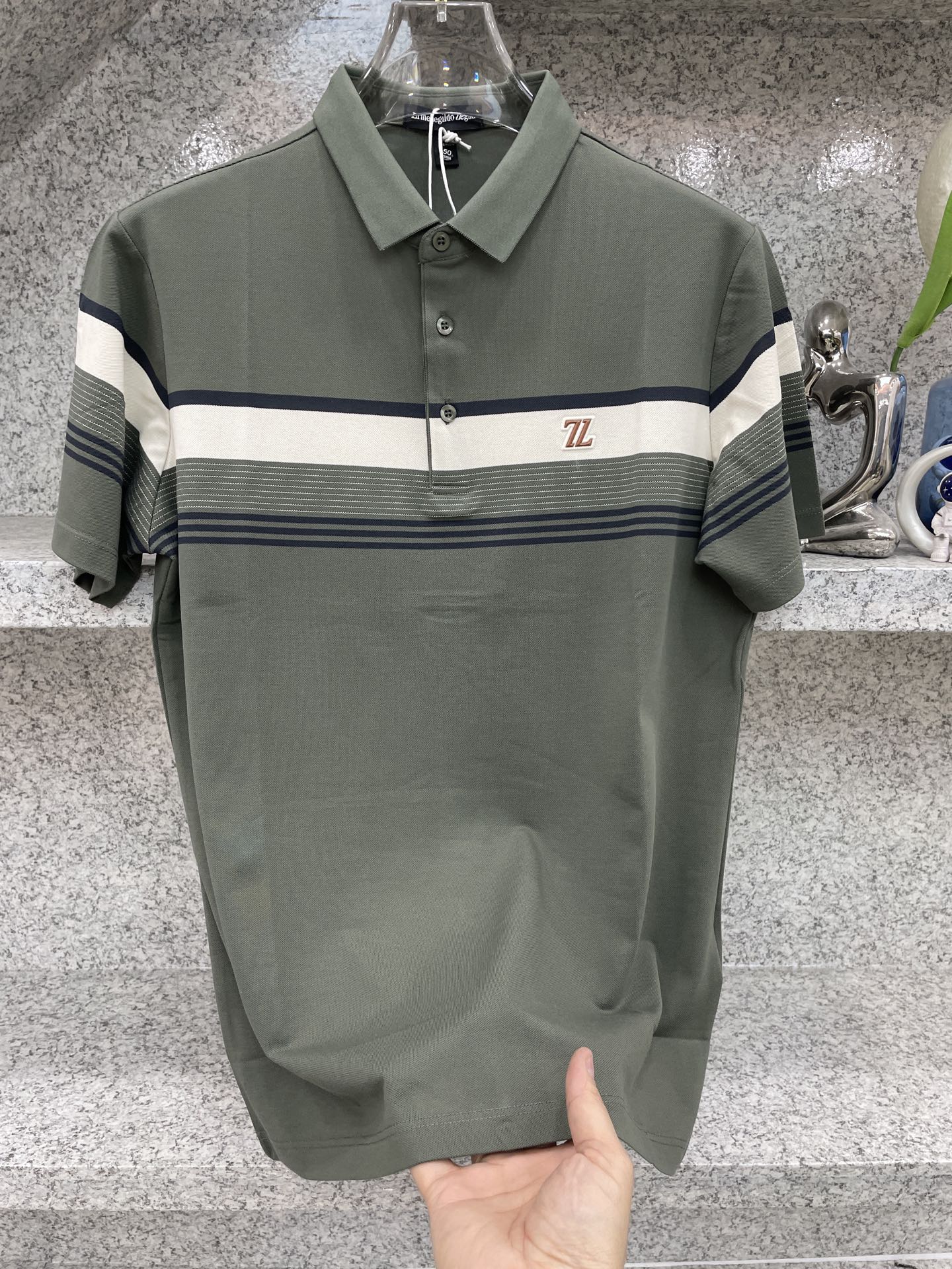 ZENGA 🔈26春夏新品 专柜同步热卖 杰尼亚质感Polo系列｜商务与休闲的优雅平衡🥰经典条纹撞色设计
