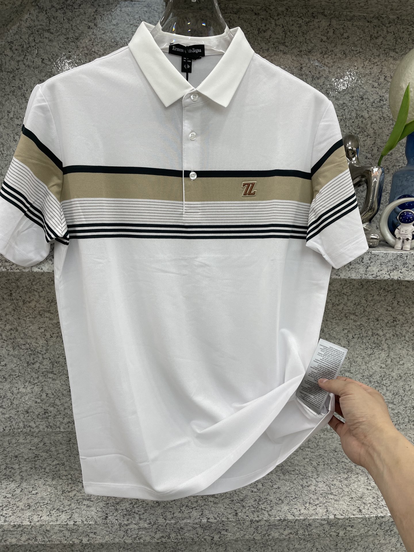 ZENGA 🔈26春夏新品 专柜同步热卖 杰尼亚质感Polo系列｜商务与休闲的优雅平衡🥰经典条纹撞色设计